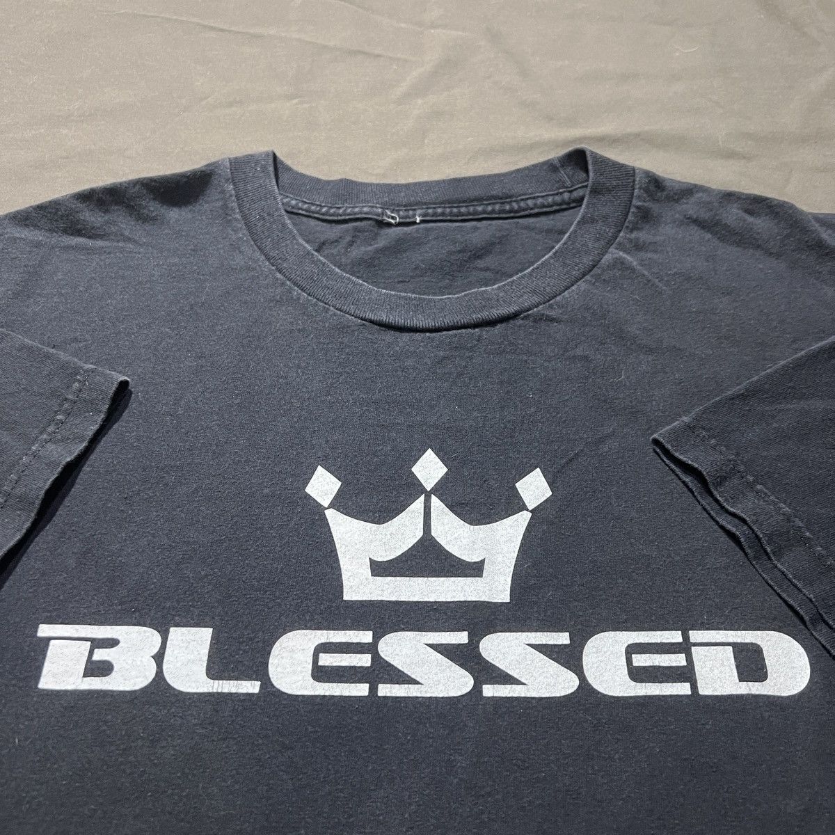 Vintage Vintage Y2K Blessed God Jesus Bible Holy Tee 2XL Size US XXL / EU 58 / 5 - 3 Thumbnail
