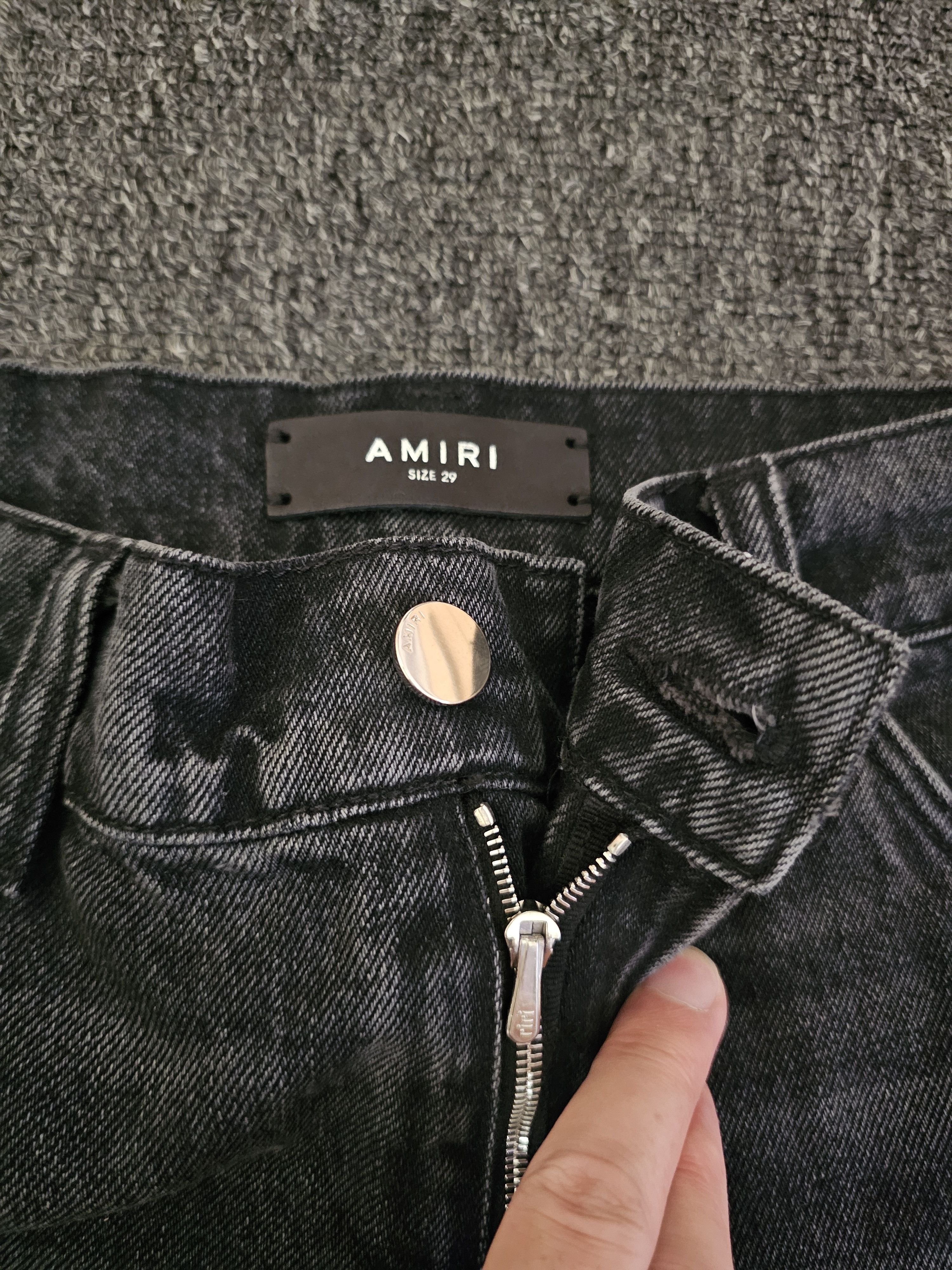 Amiri Amiri Men's Loose-Fitting Jeans Size 29 Size US 29 - 3 Thumbnail