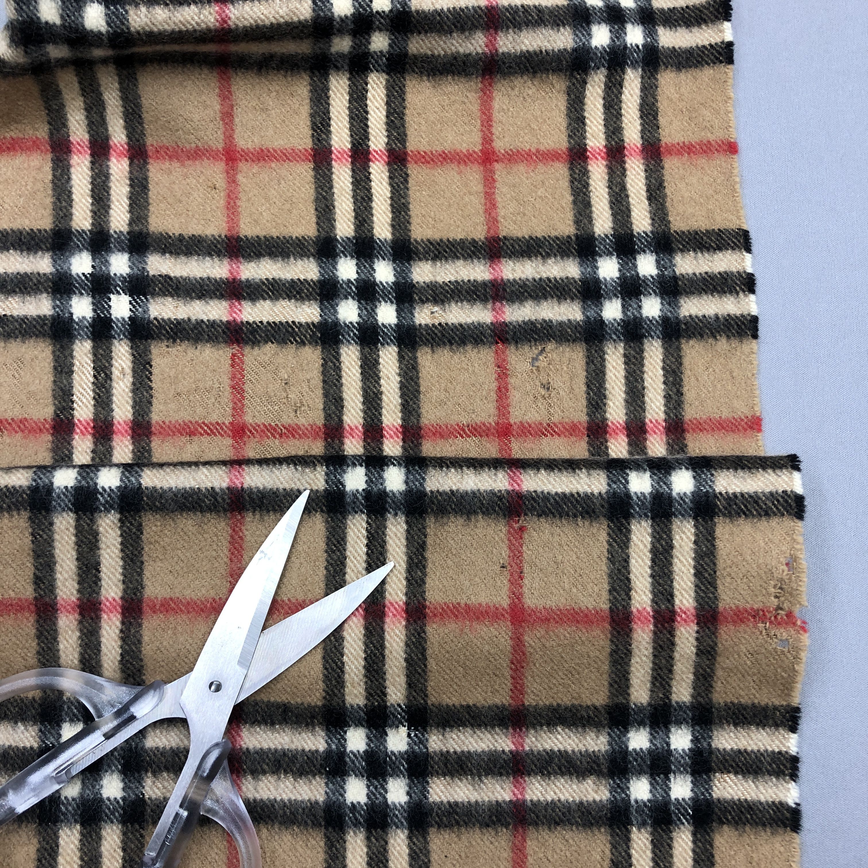 Burberry Vintage Burberry Scarf Muffler Wool Cashmere Scarves Size ONE SIZE - 4 Thumbnail
