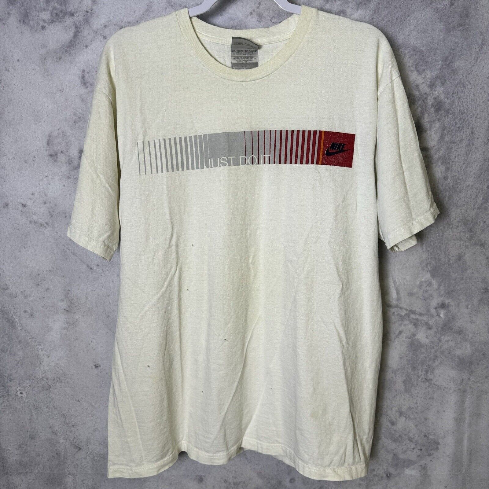 Nike Vintage Y2k Nike T Shirt Mens Large White Short Sleeve Size US L / EU 52-54 / 3 - 2 Thumbnail