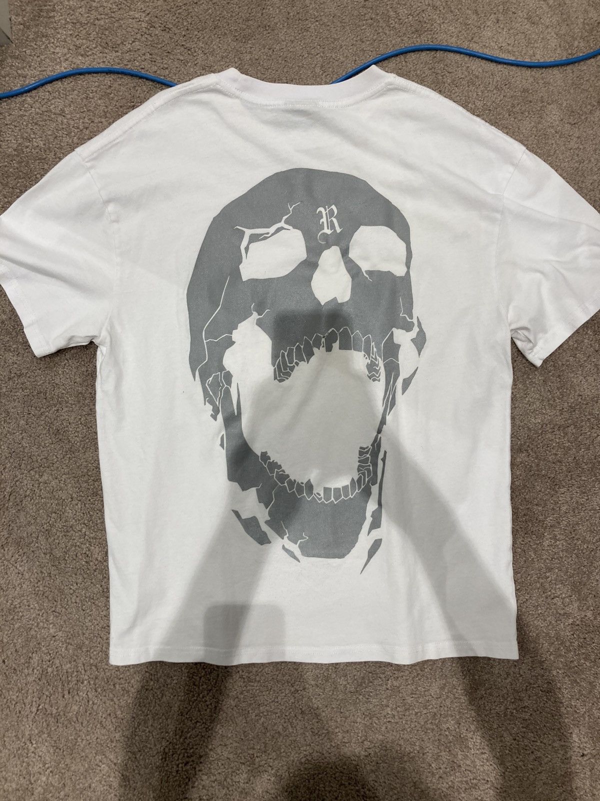 Revenge Revenge skull white shirt Size US M / EU 48-50 / 2 - 2 Thumbnail