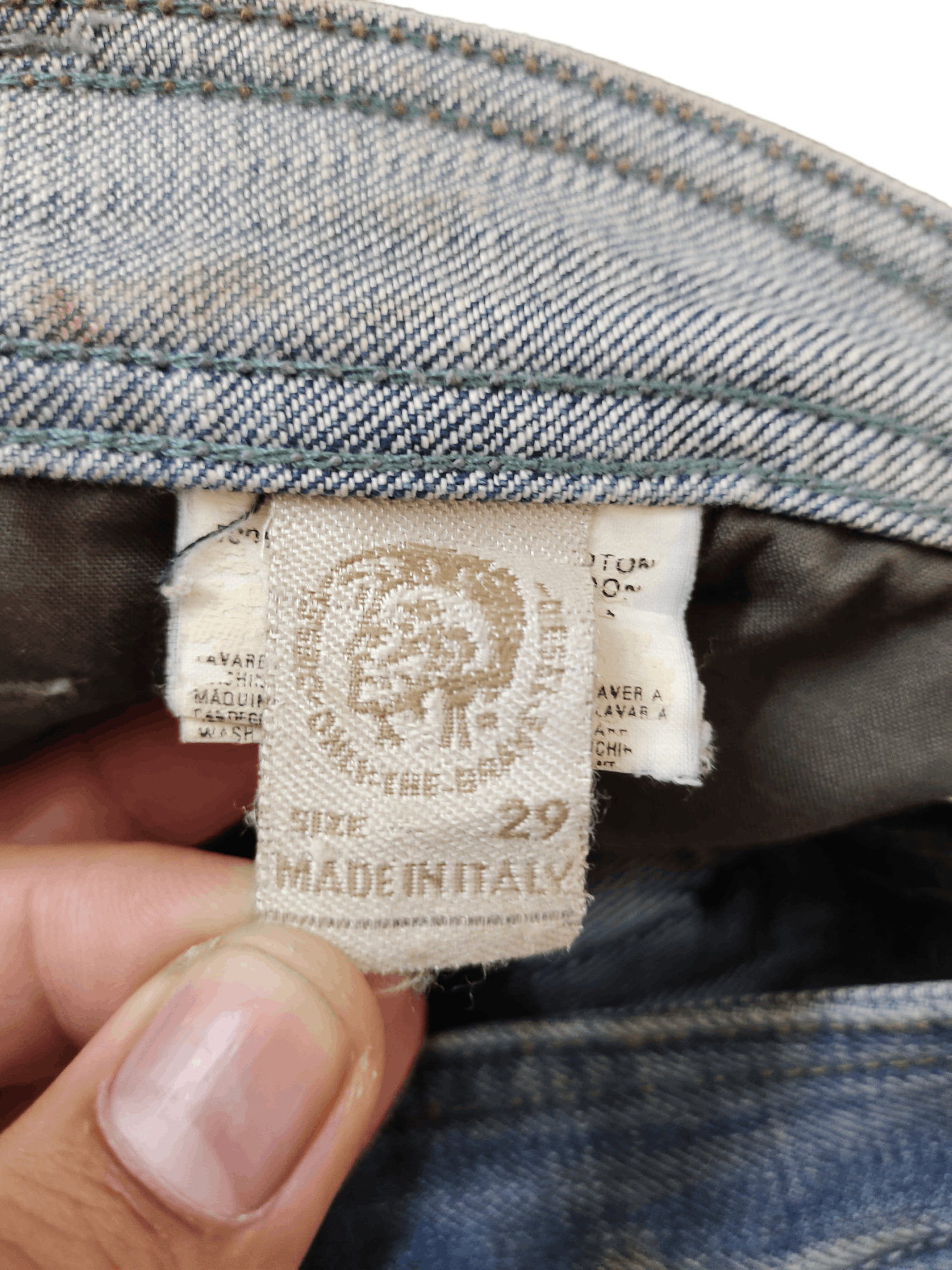 Diesel Vintage Y2k Diesel Slammer Embroidered Pocket Denim Jeans Size US 30 / EU 46 - 16 Thumbnail