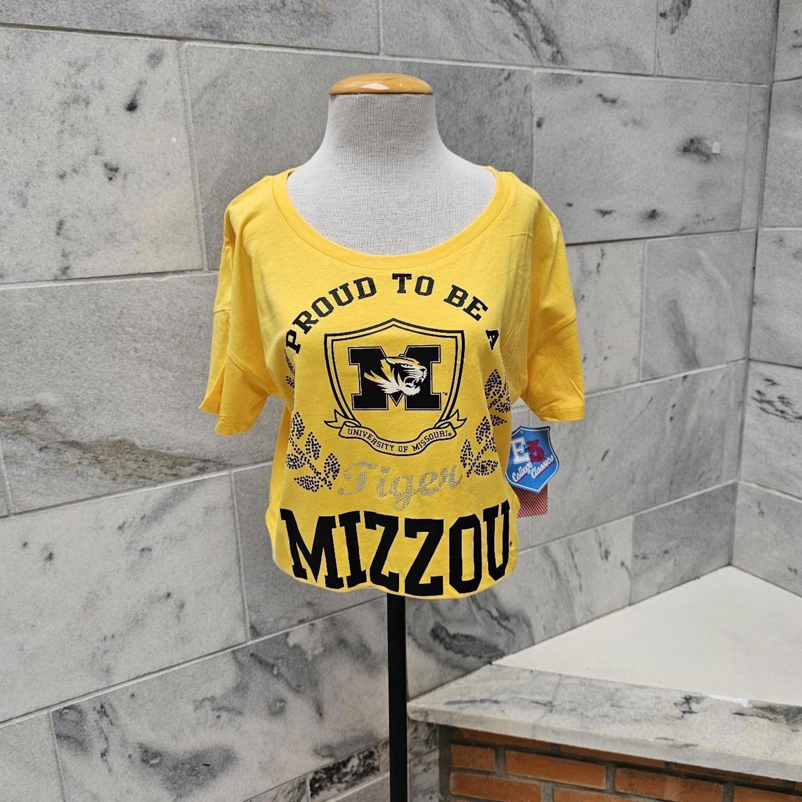Other Women's Yellow University of Missouri Tigers Tee Size M / US 6-8 / IT 42-44 - 1 Thumbnail