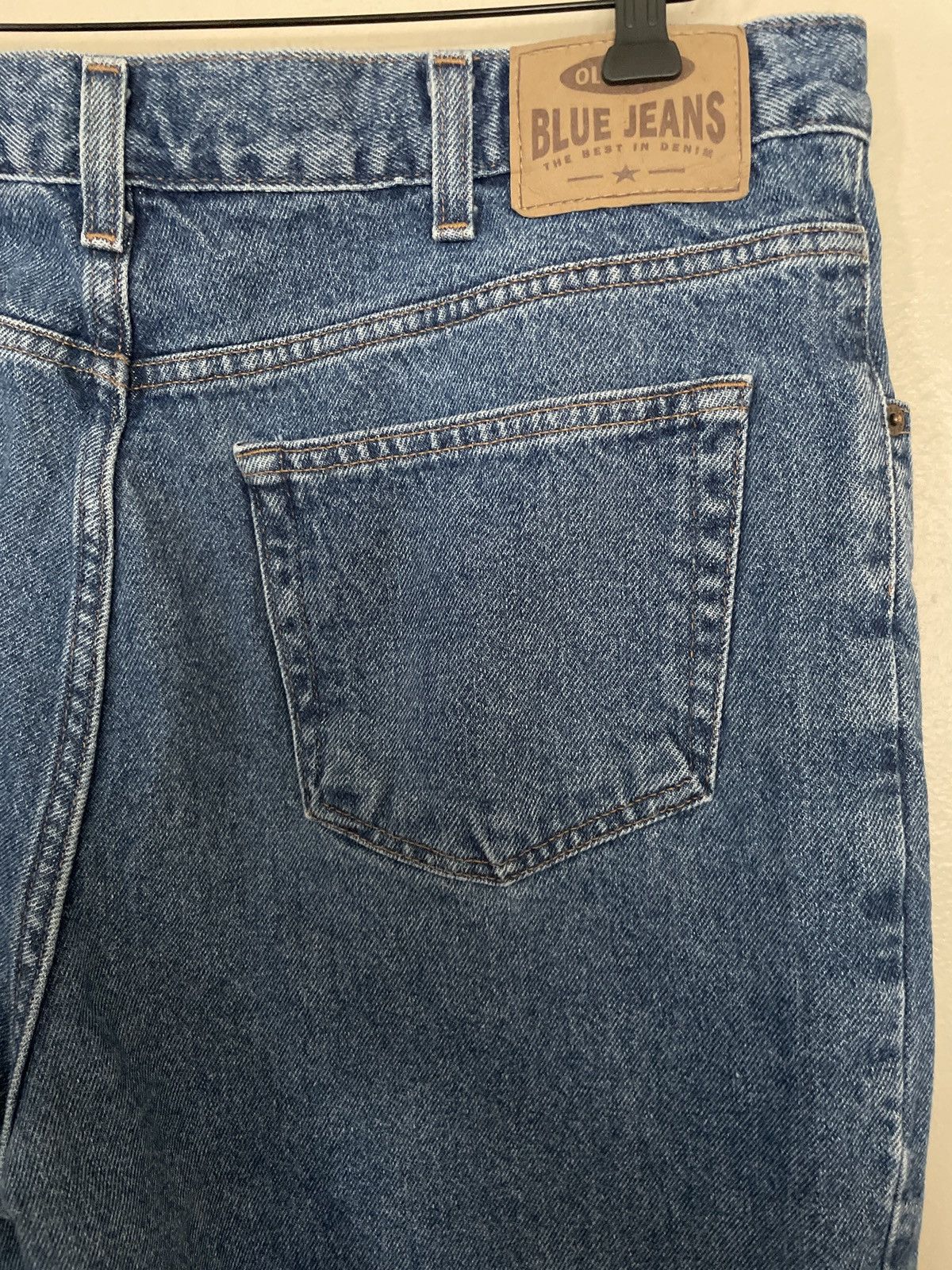Old Navy × Vintage Old Navy Blue Denim Jean Shorts Jorts w38 stonewash y2k 🔥 Size US 38 / EU 54 - 6 Thumbnail