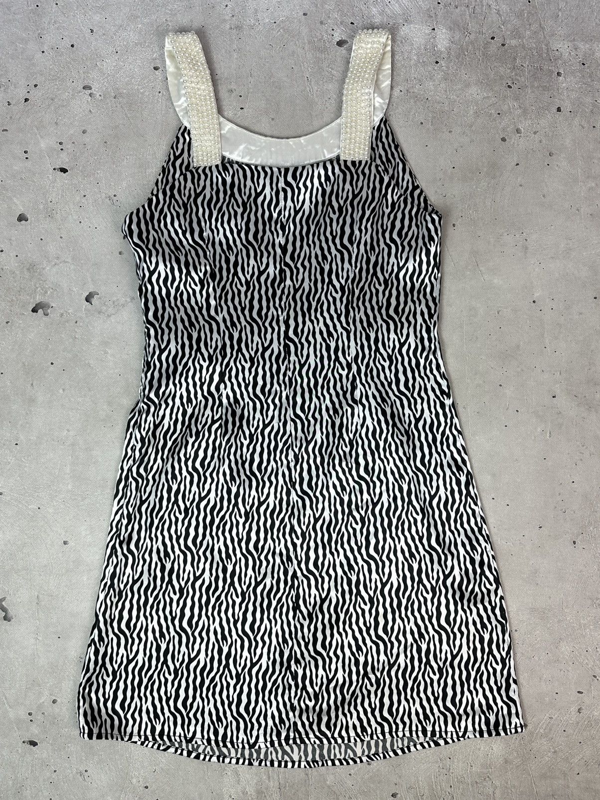 Diane von Furstenberg Diane Von Furstenberg Silk Beads Decorated Stripped Dress Size M / US 6-8 / IT 42-44 - 9 Thumbnail