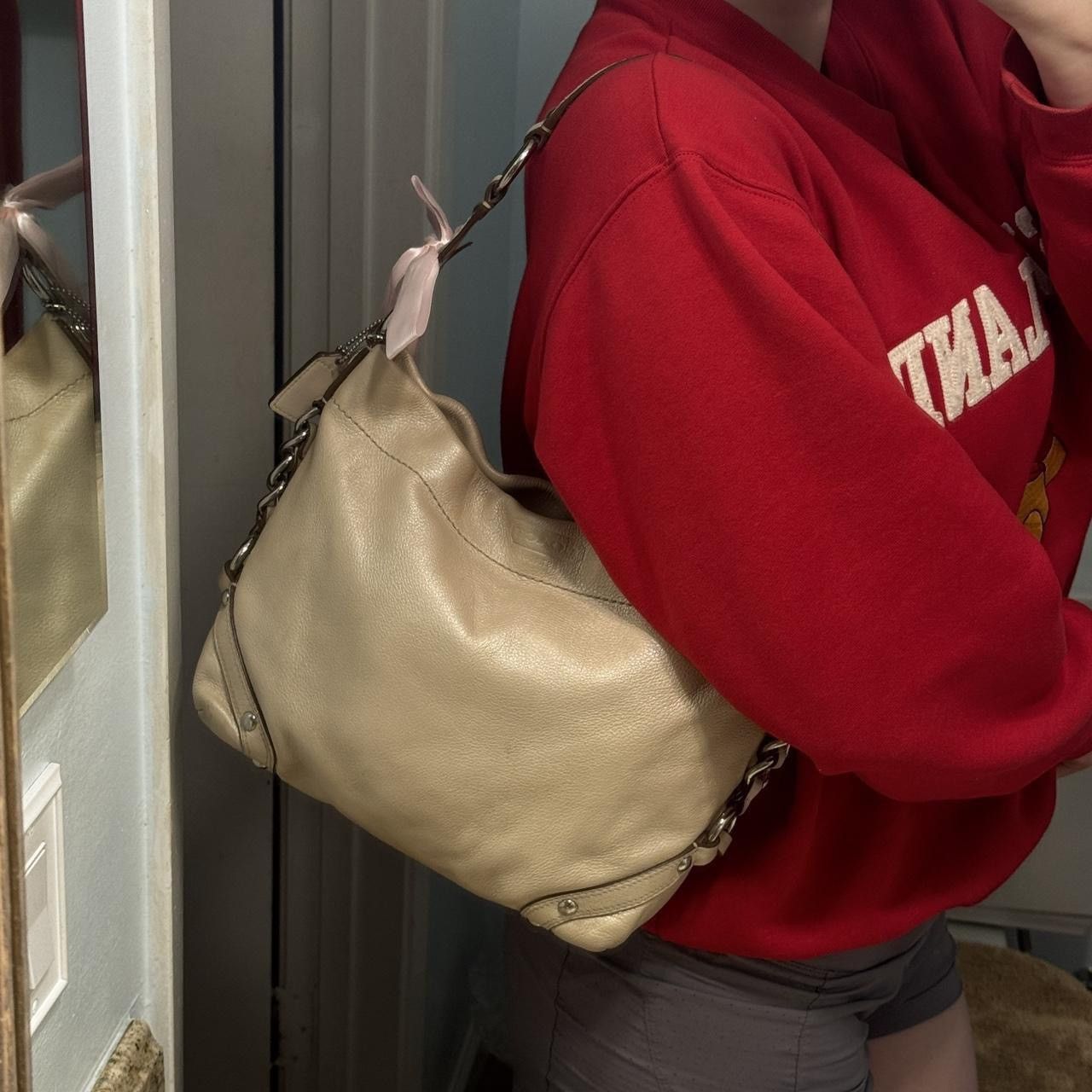 Coach Y2K Champagne Colored Coach Carly Hobo Bag Size ONE SIZE - 8 Thumbnail