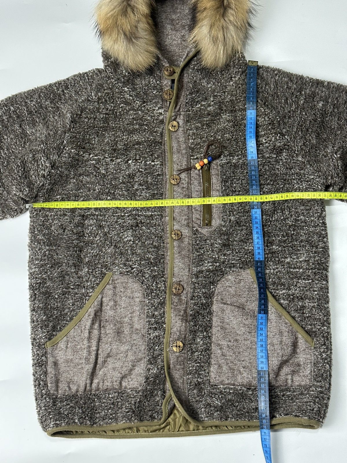 Japanese Brand Fur hoodie fleece style mitsumine Size US L / EU 52-54 / 3 - 6 Thumbnail