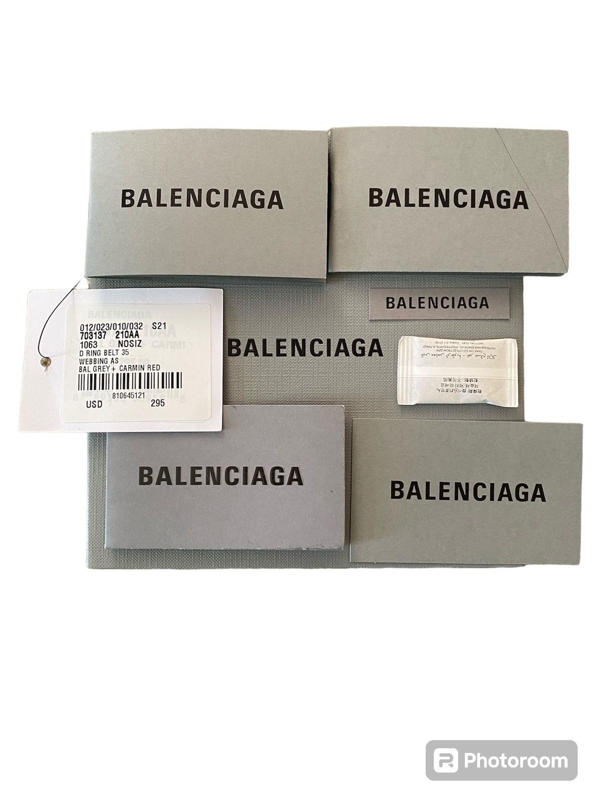 Balenciaga Balenciaga D Ring Belt In Grey Size ONE SIZE - 4 Thumbnail