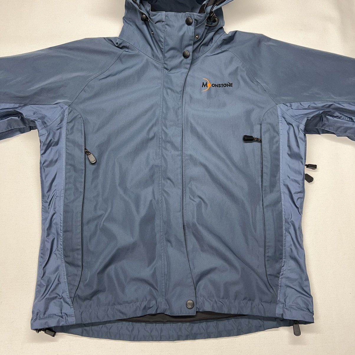 Other Moonstone Gore-Tex Jacket Blue Shell Full Zip Rain Coat Y2K Size M / US 6-8 / IT 42-44 - 2 Thumbnail