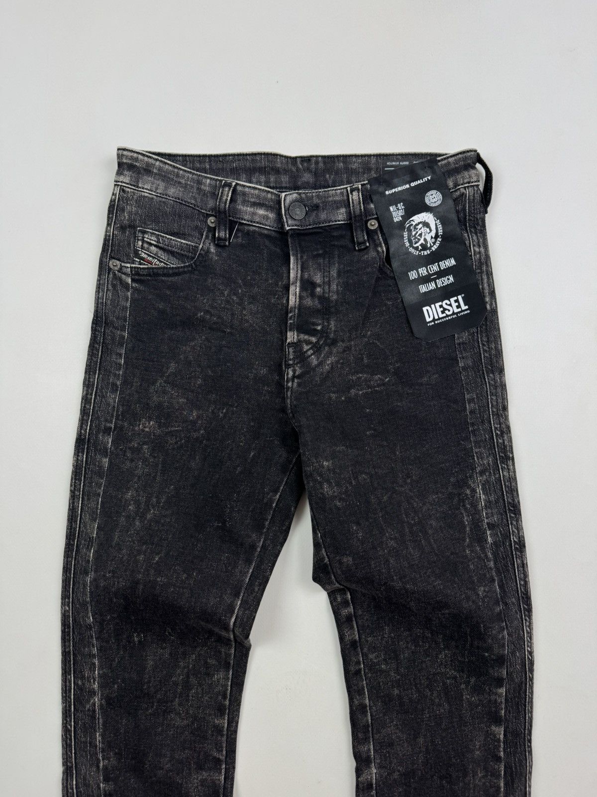 Diesel New! Diesel Babhila Skinny Washed Black Women’s Jeans Size 28" / US 6 / IT 42 - 4 Thumbnail