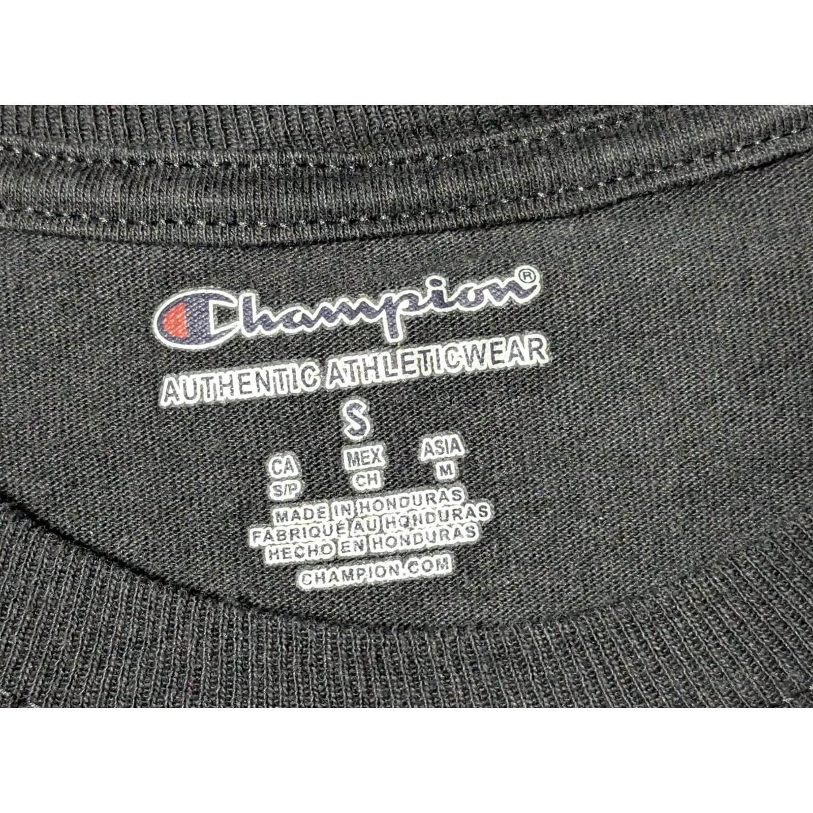 Champion Champion Harlem Globetrotters World Tour Double-Sided Men Small Black T-Shirt Size US S / EU 44-46 / 1 - 7 Thumbnail