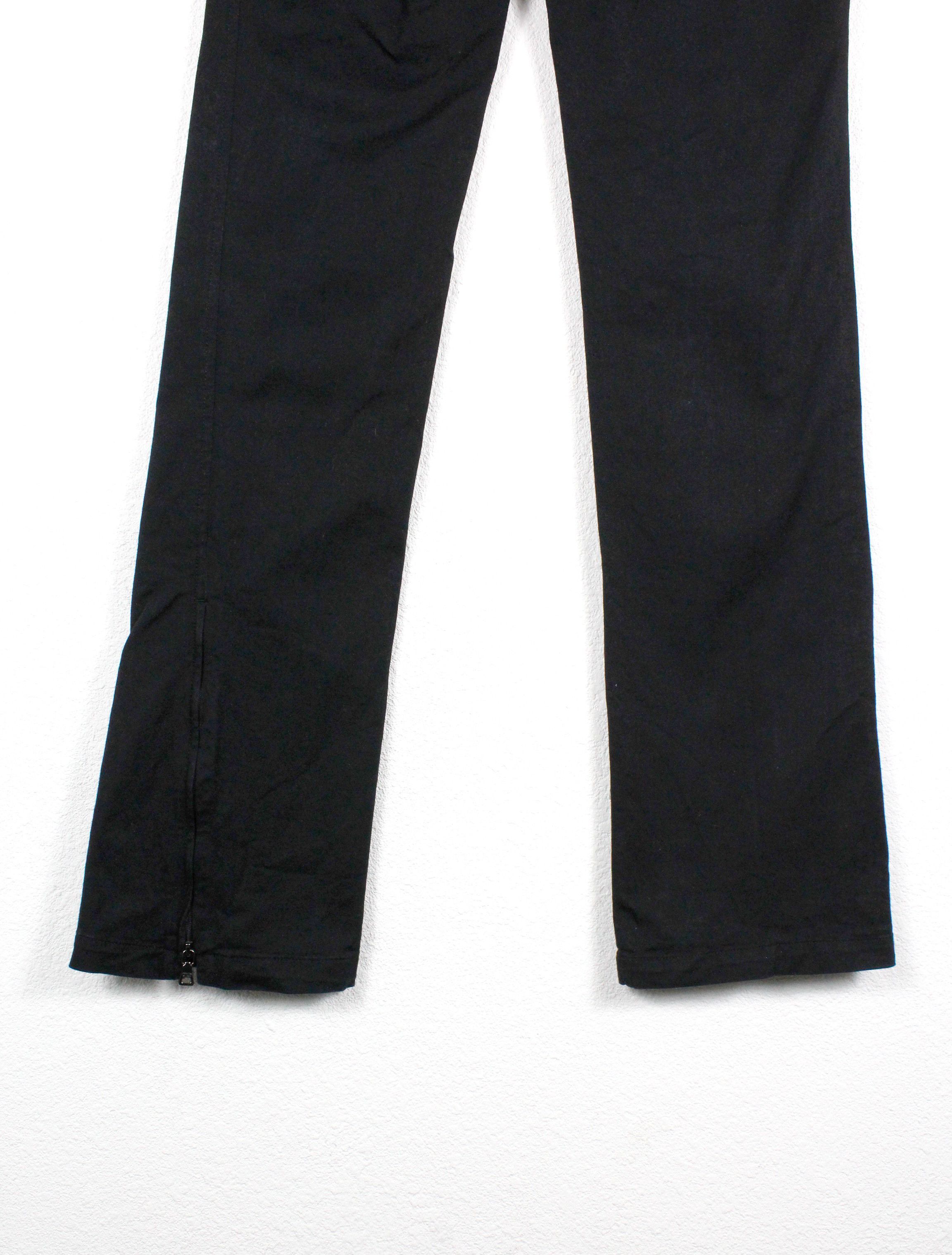 Prada Womens Prada Y2K Red Rubber Logo Moto Track Cotton Pants Size 25" / US 0 / IT 36 - 7 Thumbnail