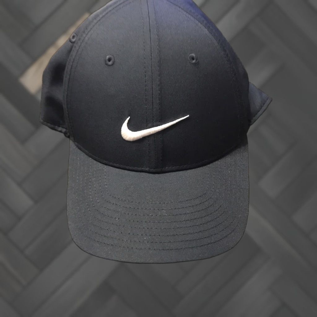 Nike Nike Men's Legacy91 Cap Swoosh DriFIT Classic Logo Adjustable Hat Athletic Navy Blue Size ONE SIZE - 1 Thumbnail