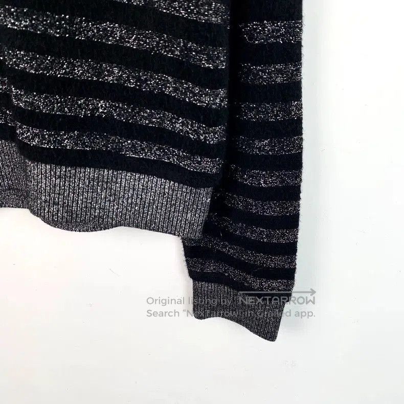 Saint Laurent Paris Saint Laurent Paris Black striped knitted sweater. Size US M / EU 48-50 / 2 - 4 Thumbnail
