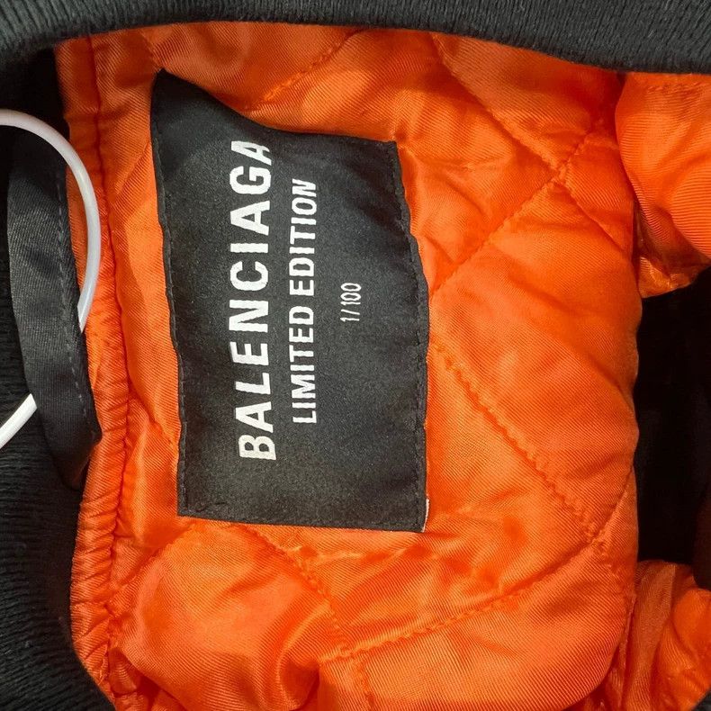 Balenciaga Balenciaga City Limited Super Limited Bomber Letter Embroi Size US S / EU 44-46 / 1 - 3 Thumbnail