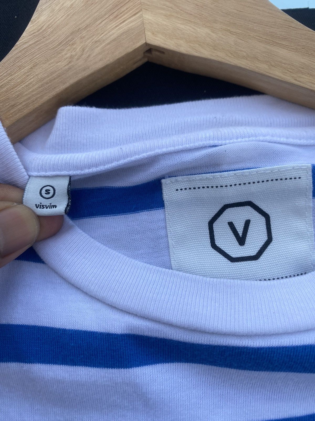 Visvim Rare Visvim Cubism Stripes Tshirt Size US S / EU 44-46 / 1 - 11 Thumbnail