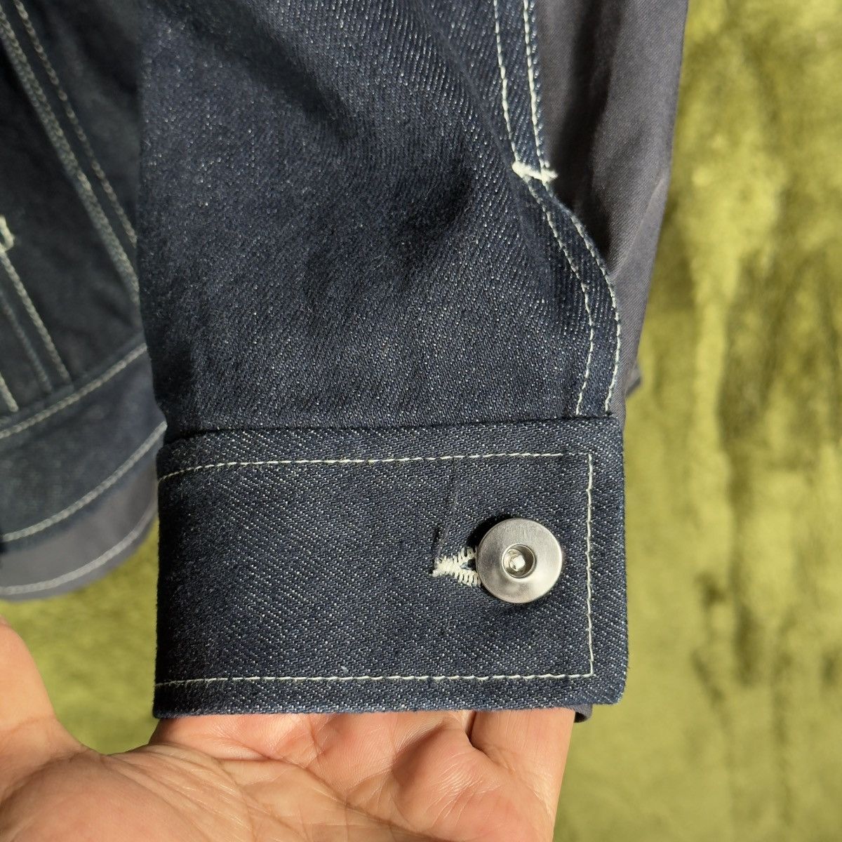 Other Marechal Terre Japanese Brand Docking Denim Hybrid Jacket Size M / US 6-8 / IT 42-44 - 6 Thumbnail