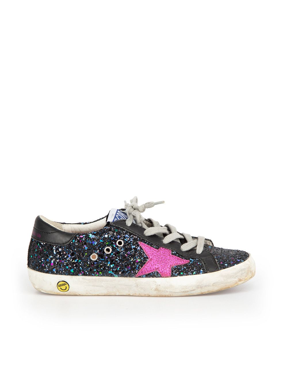 image of Golden Goose Glitter Low Top Superstar Trainers Shoes, Women's (Size 4)