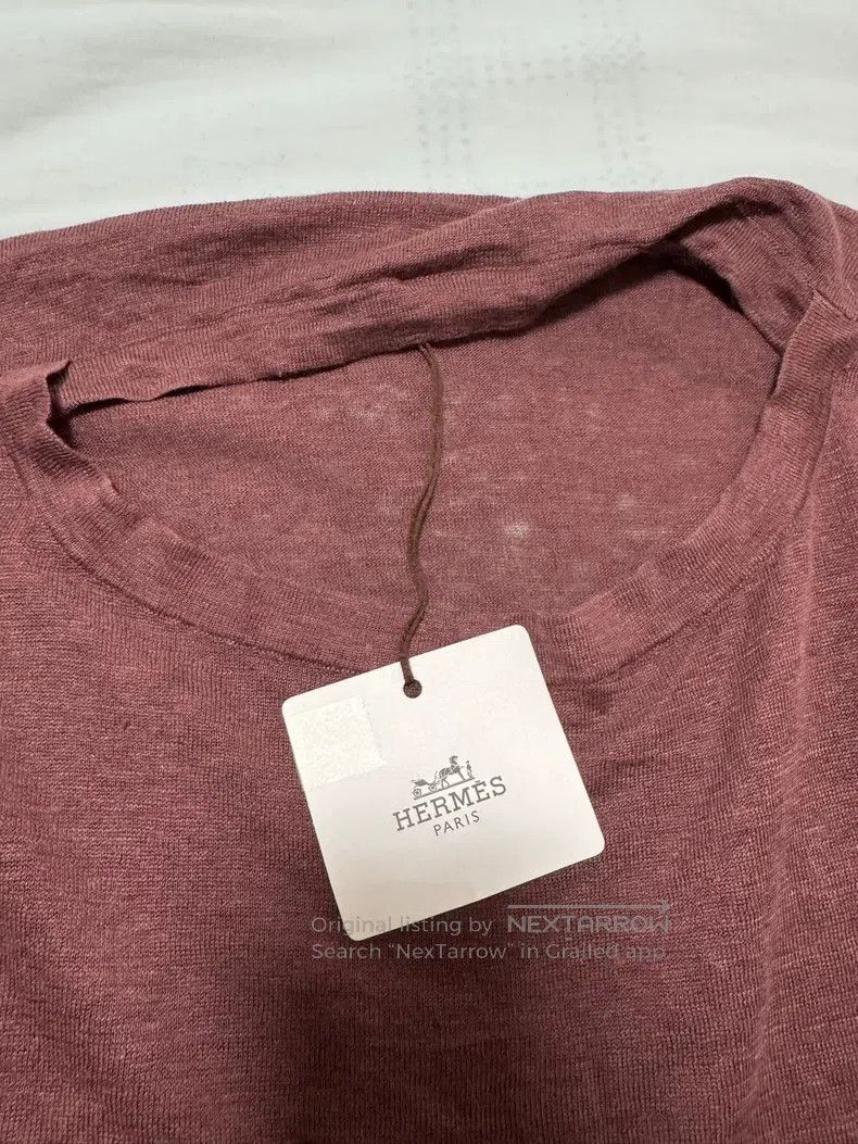 Hermes Hermes Linen T-Shirt Size US XXL / EU 58 / 5 - 9 Thumbnail