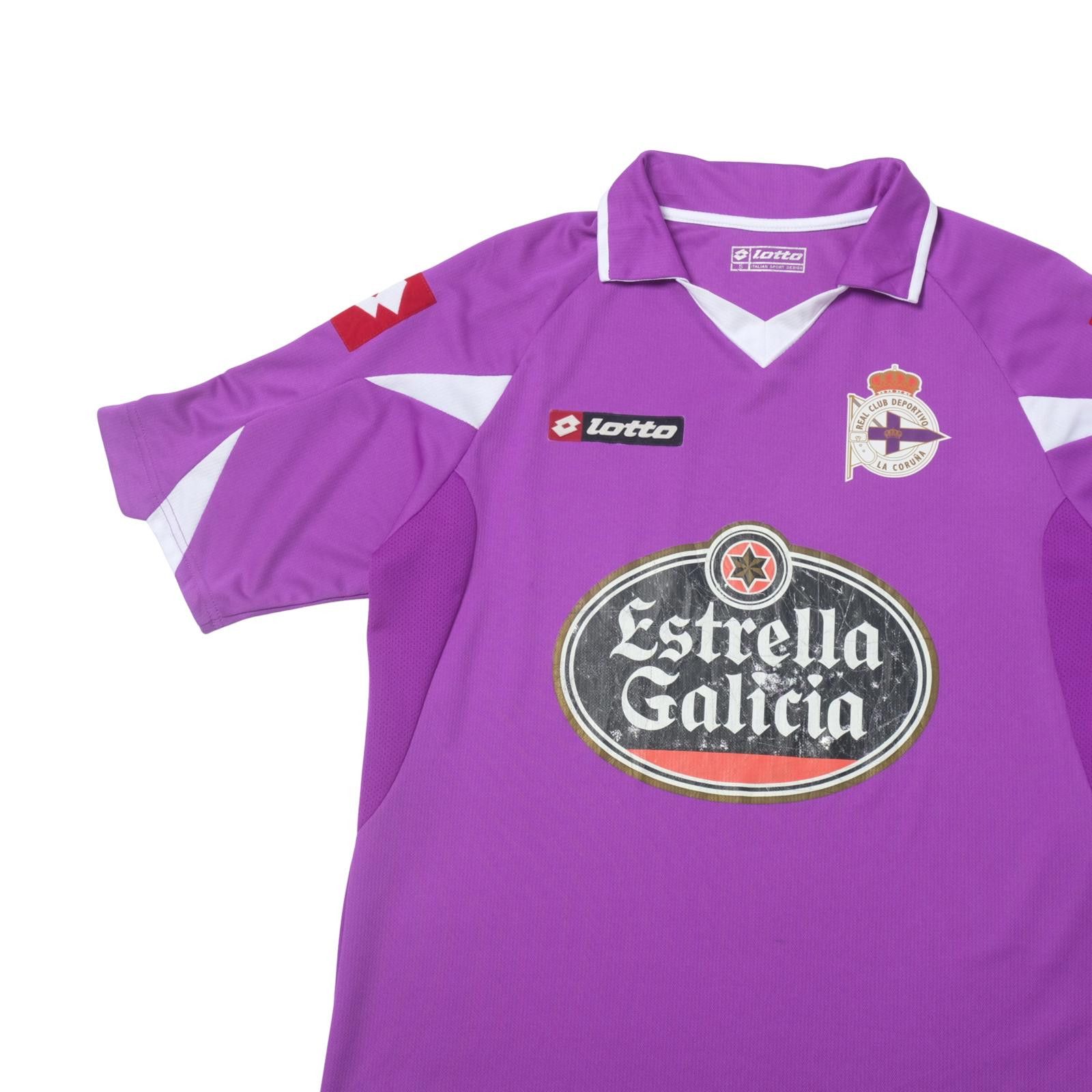 Lotto Sport 2010/11 Deportivo La Coruna Third Shirt Lotto (M) Size US M / EU 48-50 / 2 - 3 Thumbnail