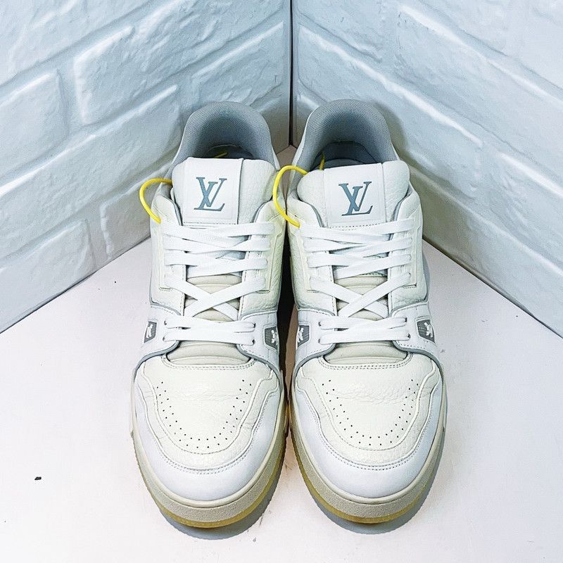 Louis Vuitton Louis Vuitton Trainer White Low Top Fashion Sneakers -2508 Size US 9.5 / EU 42-43 - 2 Thumbnail