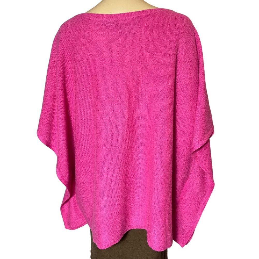 Ralph Lauren Ralph Lauren Pink Cashmere Poncho One Size Size ONE SIZE - 3 Thumbnail