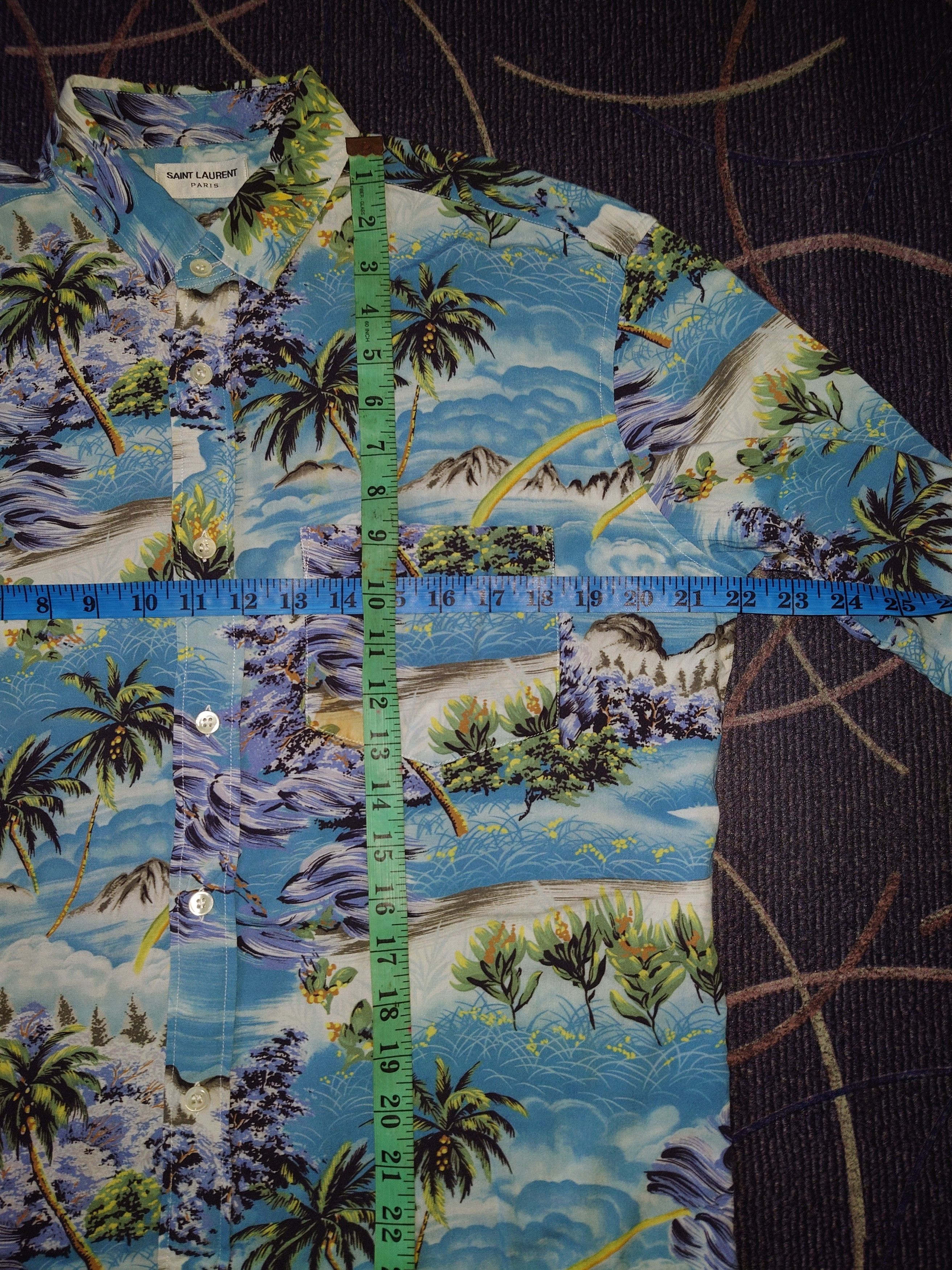 Saint Laurent Paris Saint Laurent Paris SS16 Surf Hawaiian Shirt Size 39 Size US M / EU 48-50 / 2 - 13 Thumbnail