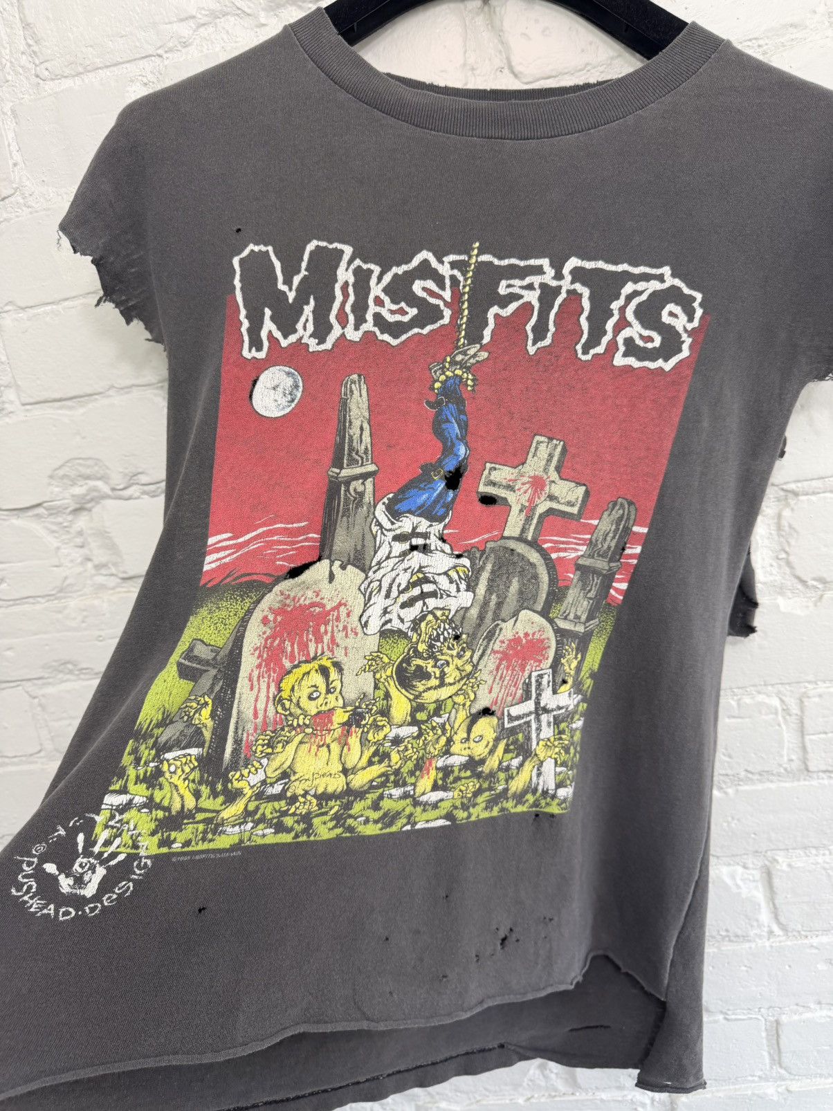 Vintage Vintage 90's Misfits chopped shirt Size US L / EU 52-54 / 3 - 2 Thumbnail