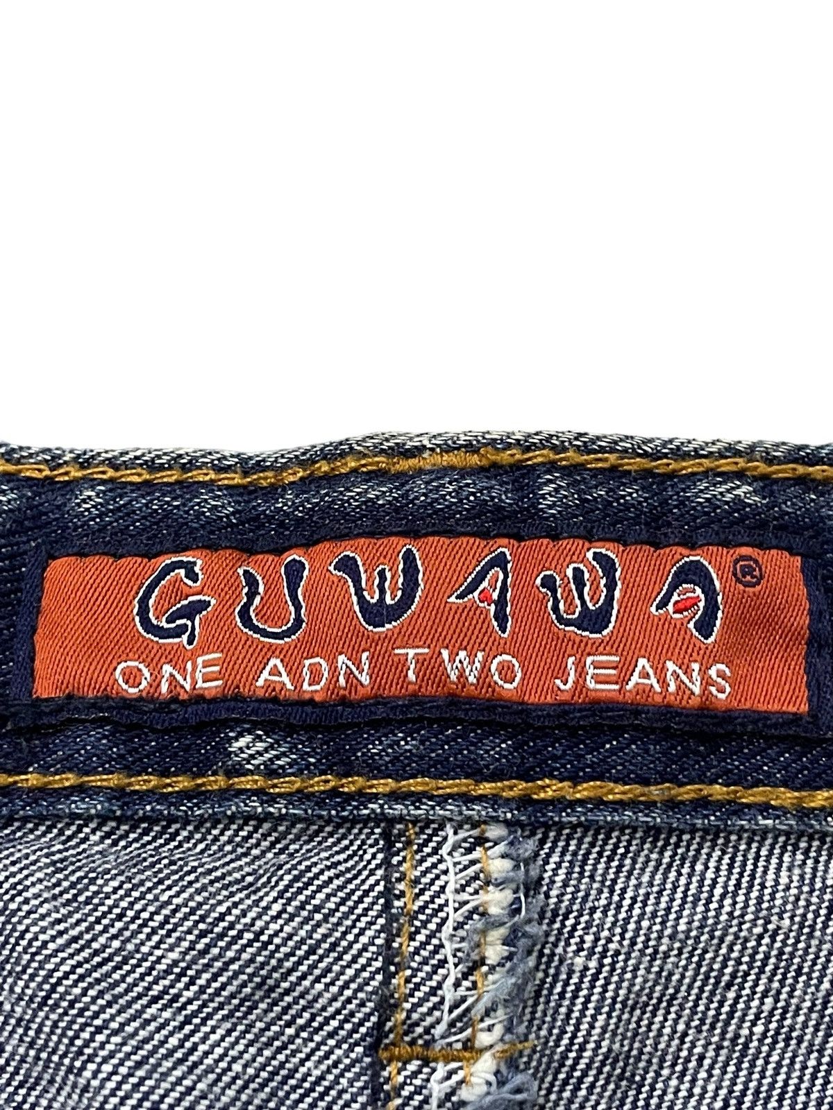 Hysteric Glamour × Japanese Brand Guwawa Japan Enzyme Wash Loose Baggy Kevlar Jeans Size US 29 - 20 Thumbnail
