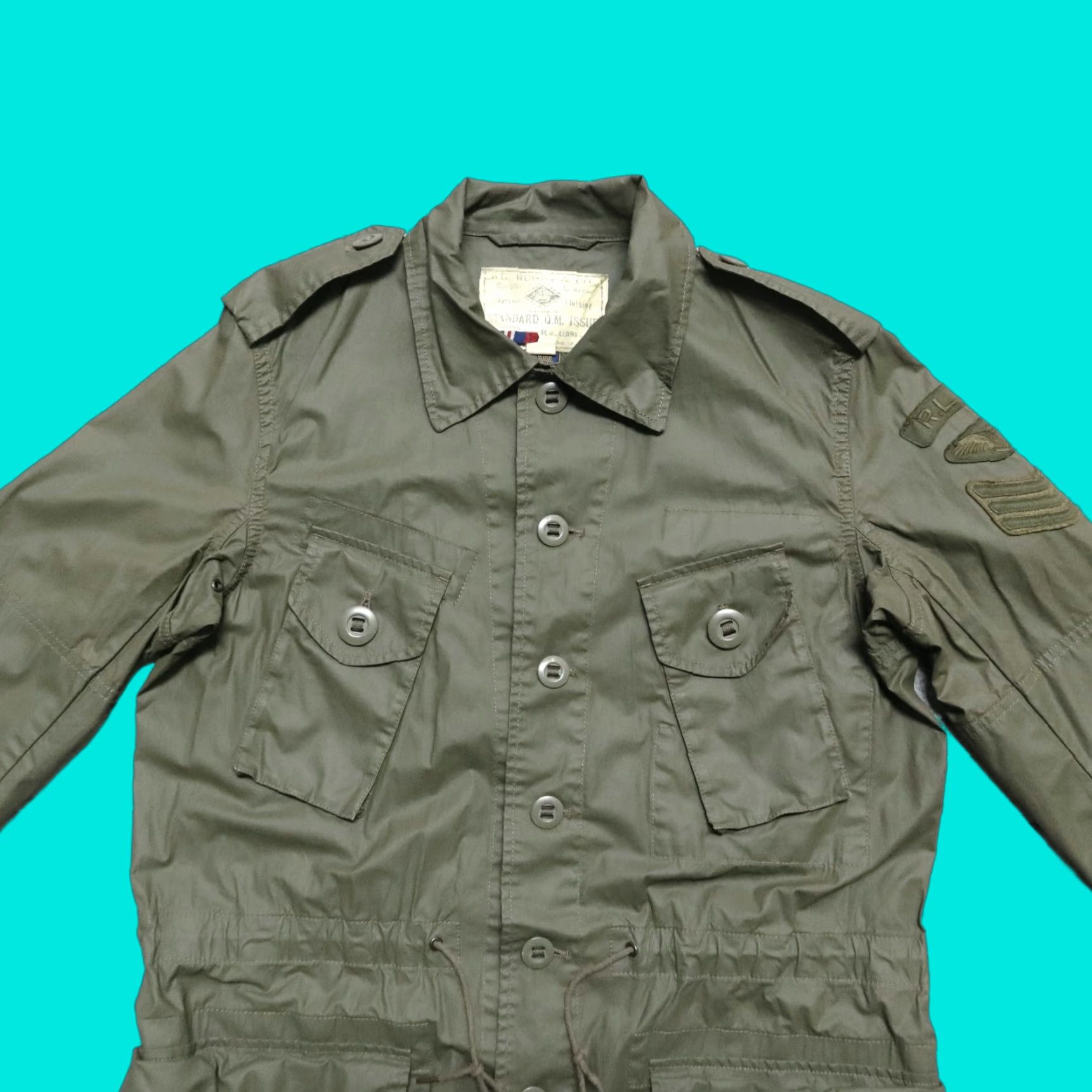 Ralph Lauren VINTAGE Rugby Ralph Lauren Military Style Jacket size S green Size US S / EU 44-46 / 1 - 1 Thumbnail