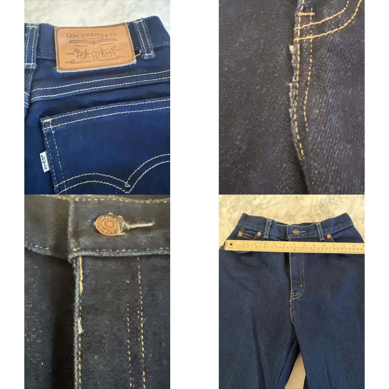 Levi's VINTAGE Levi's Jeans Women's 12 Mid Rise 30 Inseam Cotton Western Blue 1990s Mens? Women’s? Size 34" / US 12 / IT 48 - 8 Thumbnail