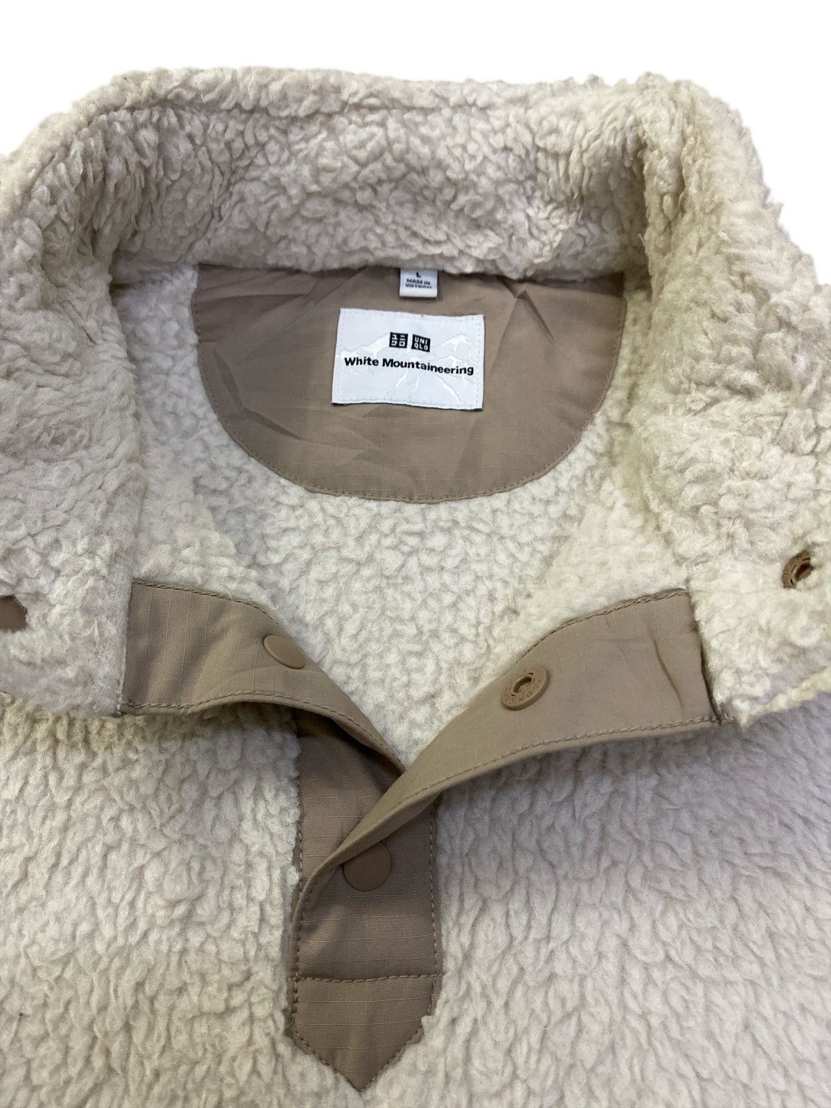 Japanese Brand × Uniqlo × White Mountaineering White Mountaineering x Uniqlo Fleece Pullover Size US L / EU 52-54 / 3 - 7 Thumbnail