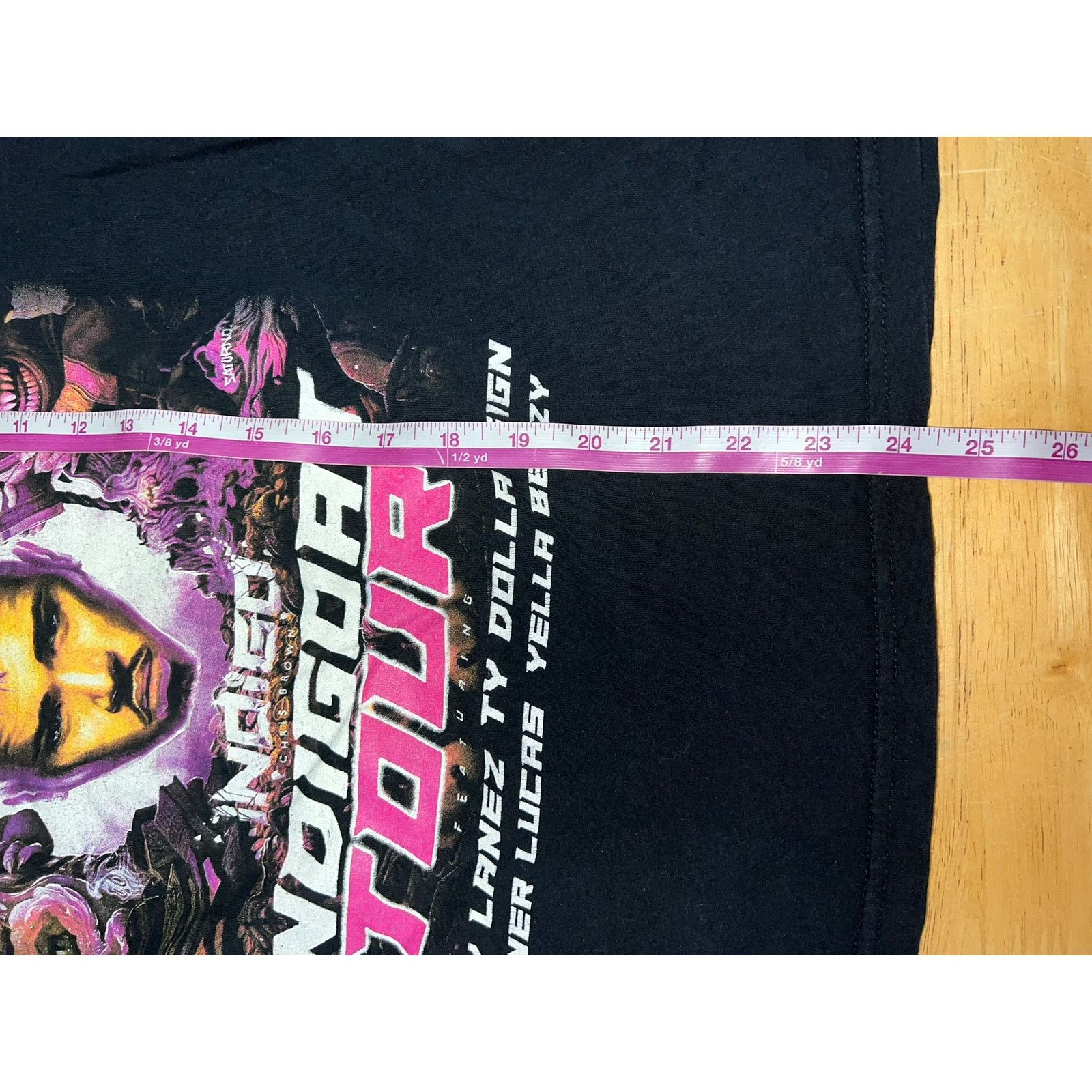 Vintage Chris Brown Tour Shirt Indigort Concert Tory Lanez Tee Small Size US S / EU 44-46 / 1 - 10 Thumbnail