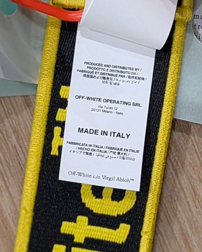 Off-White Off-White Industrial Jacquard Logo Belt Black/Gold 110 US 44 Size 44 - 7 Thumbnail