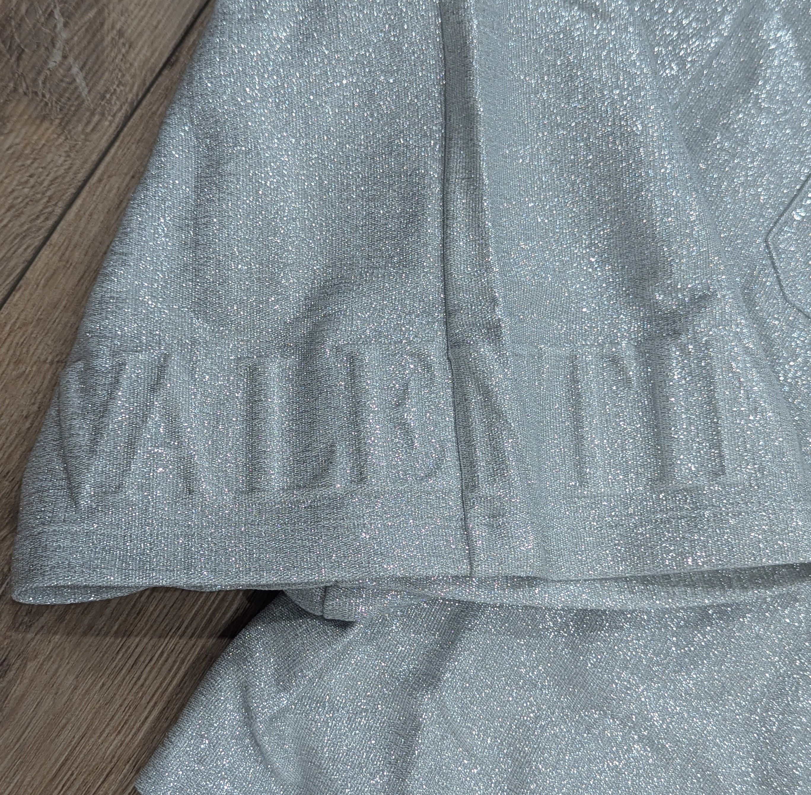 Valentino Valentino Metallic Logo Drawstring Sweat Shorts Silver M Size US 32 / EU 48 - 5 Thumbnail