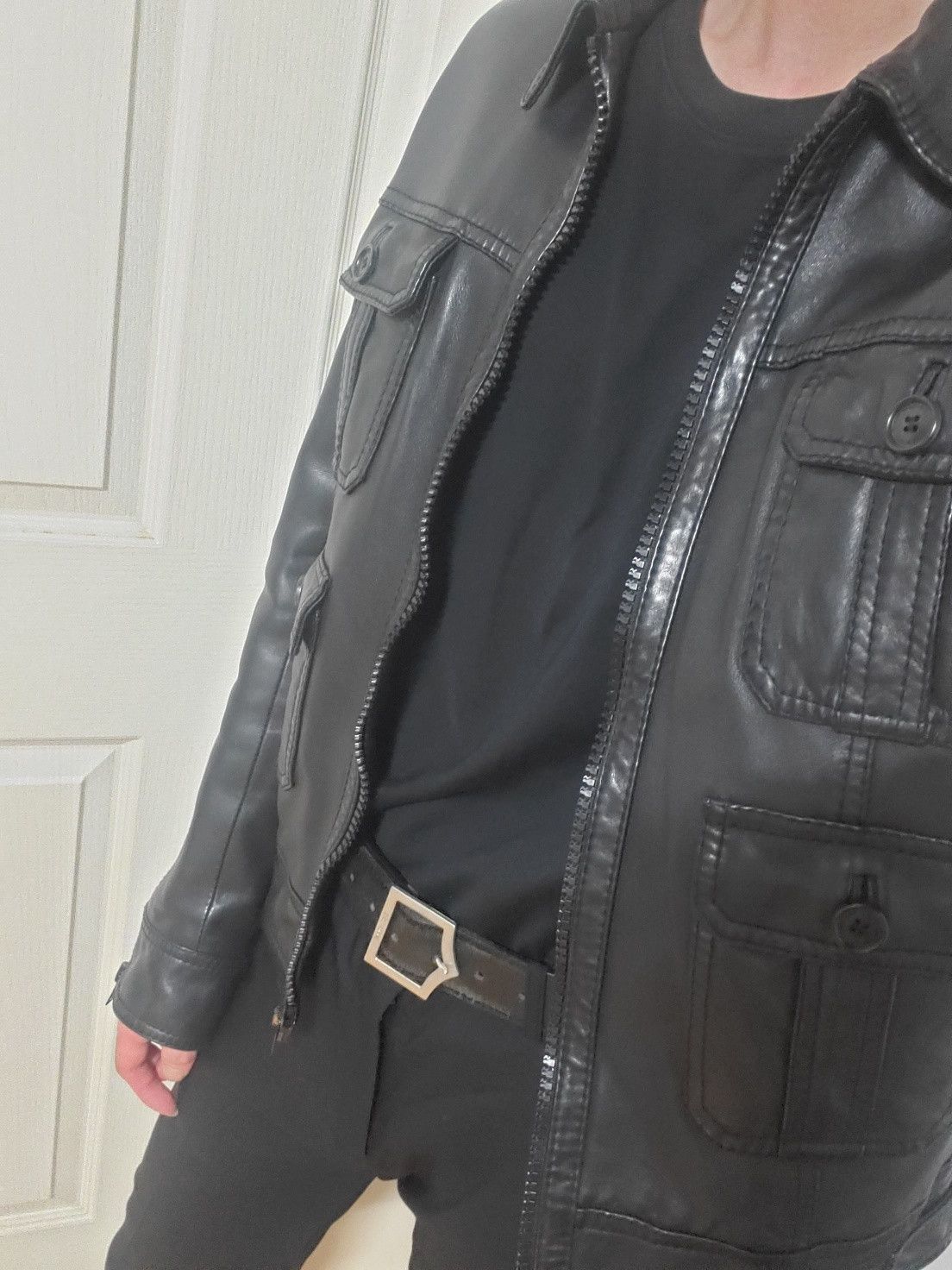 ジャケット・アウター SS07\"dior homme\"4 pocket leather jacket Dior Homme SS07 Four Pocket Leather Jacket Size:46 Price:Not For Sale