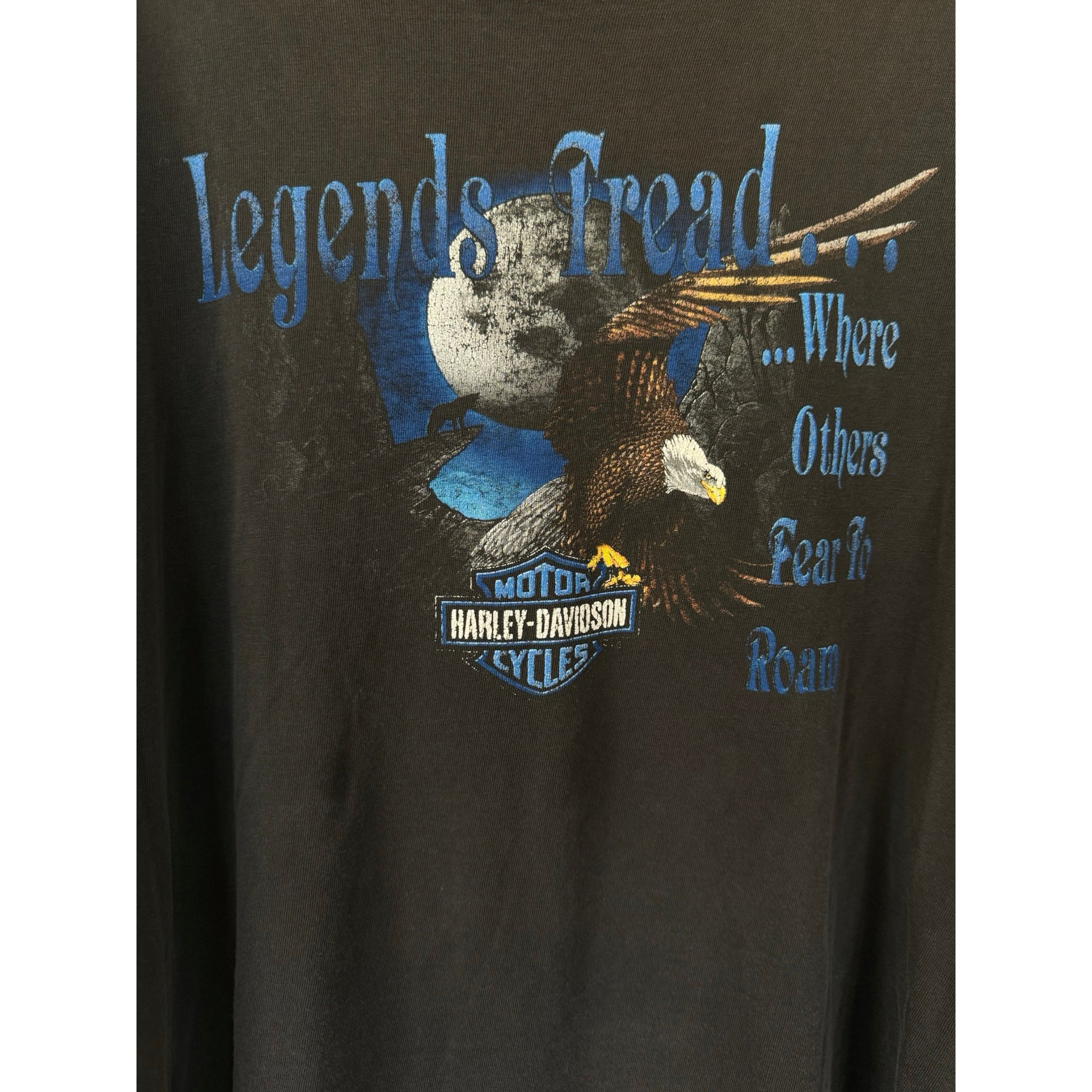 Vintage Legends Tread Harley Davidson Alaska Tee Size US XL / EU 56 / 4 - 3 Thumbnail