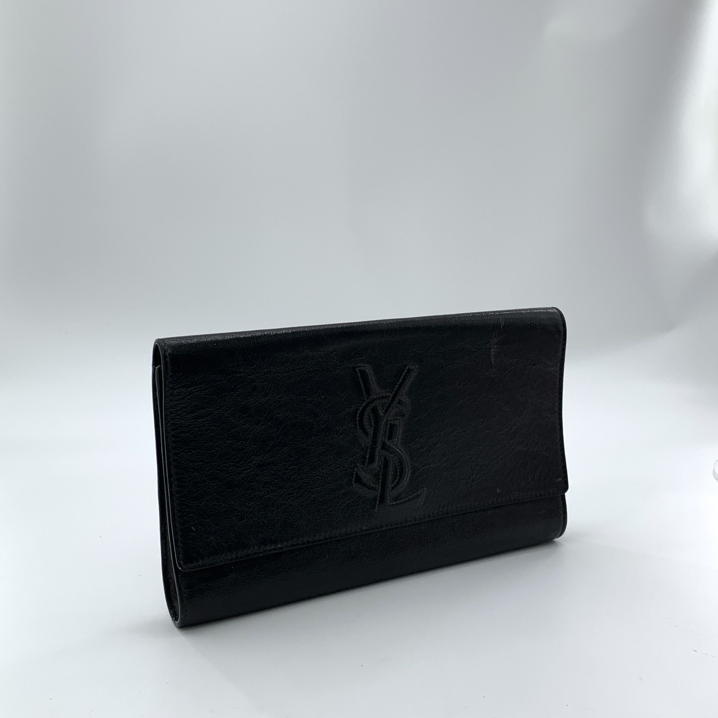 Saint Laurent Paris Saint Laurent Embossed Logo Clutch Size ONE SIZE - 8 Thumbnail