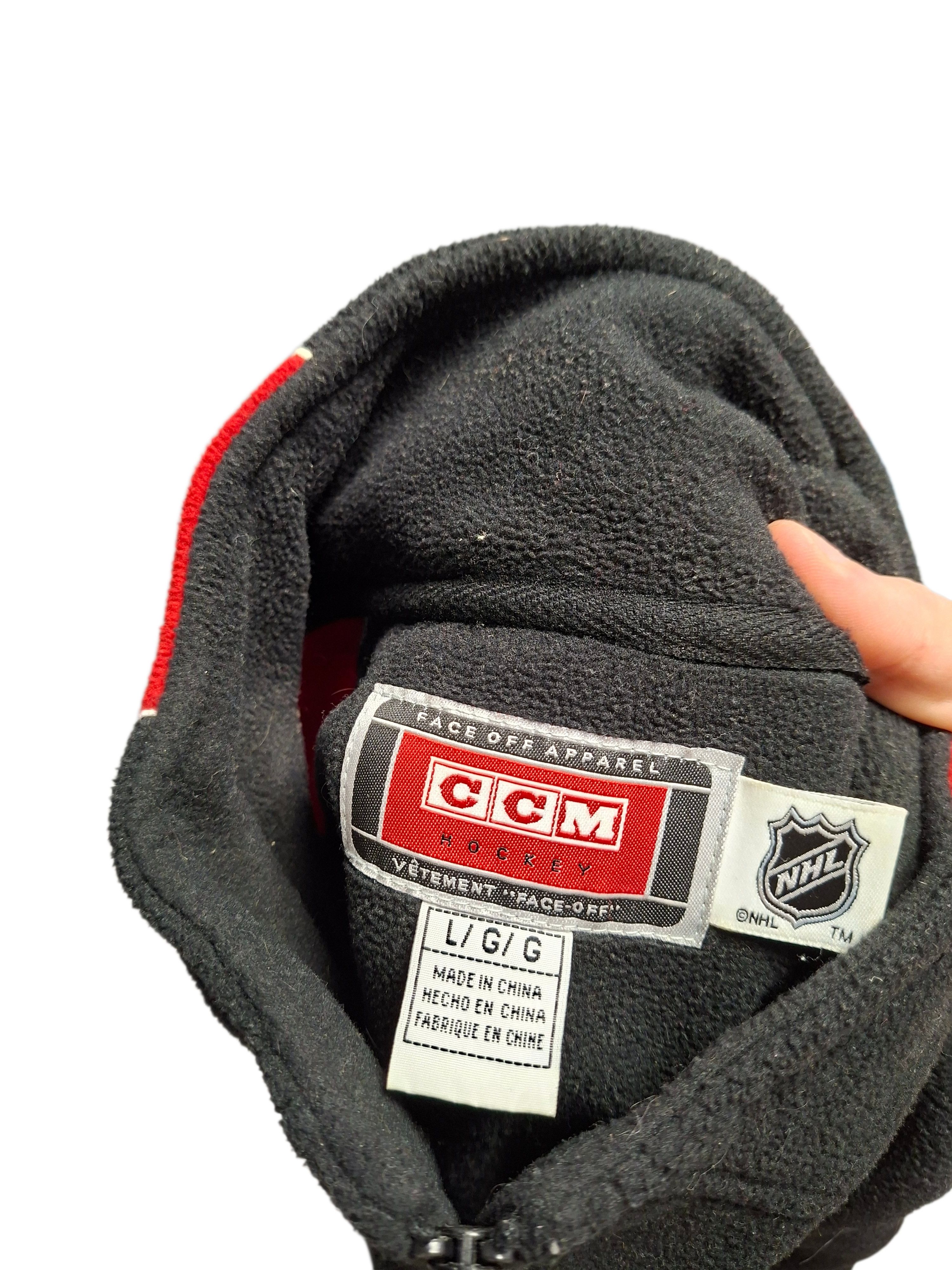Reebok DETROIT RED WINGS VINTAGE NHL CCM FLEECE 1/3 SWEATSHIRT Size US L / EU 52-54 / 3 - 4 Thumbnail