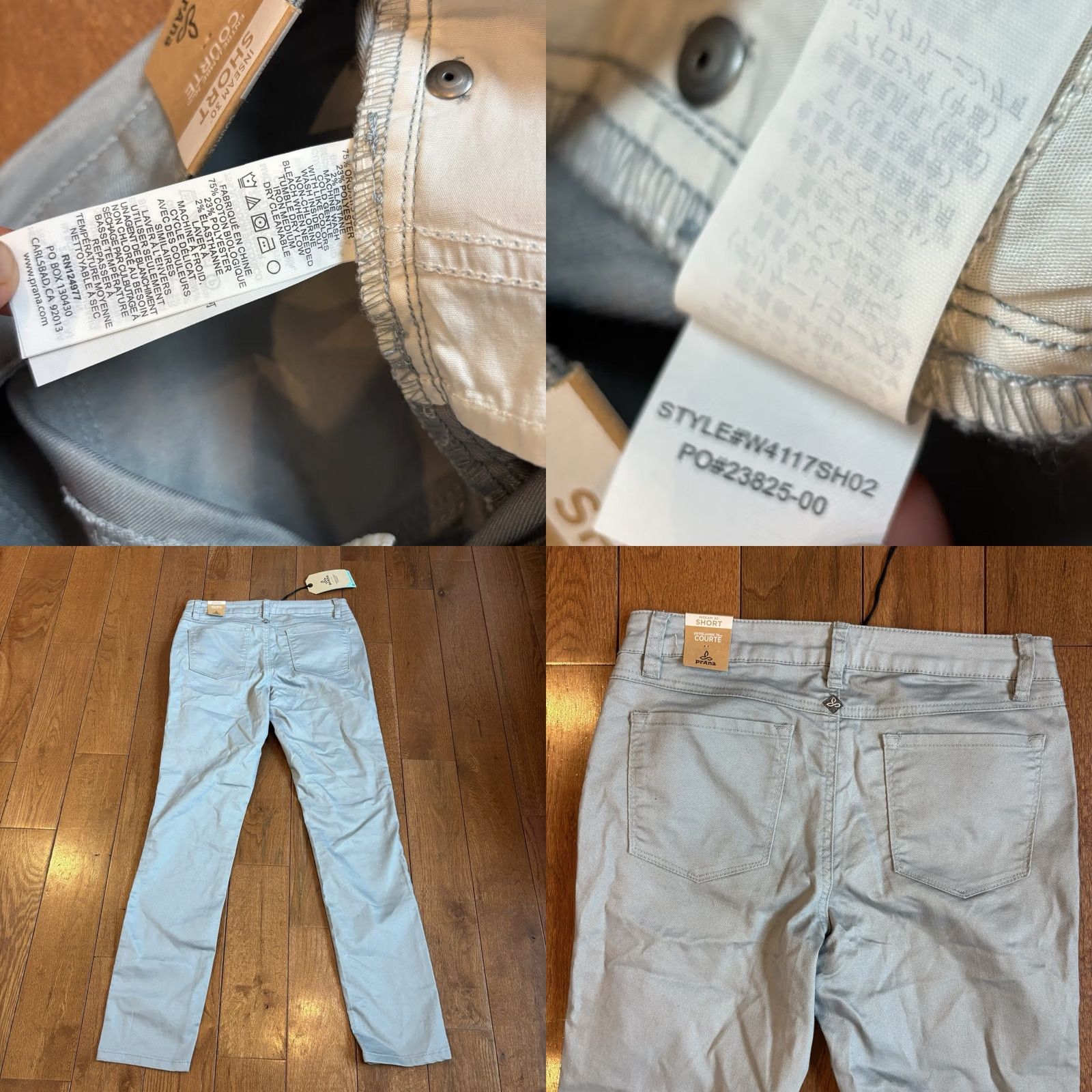 Prana Womens Prana Kayla Jeans Agave Blue sz 4/27 30" Size 27" / US 4 / IT 40 - 8 Thumbnail