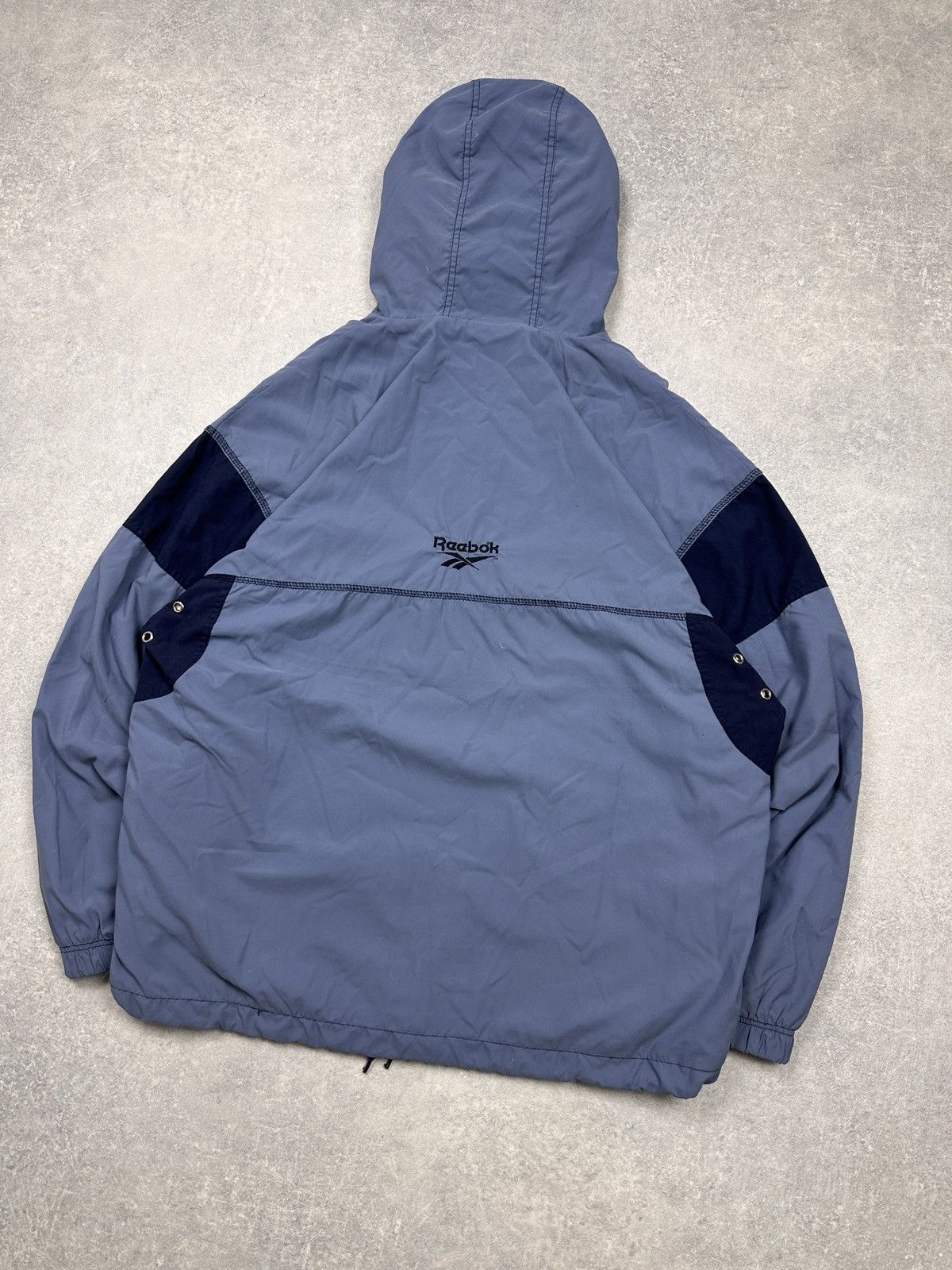 Reebok × Vintage Vintage Reebok Jacket 1/3 zip center logo Size US XL / EU 56 / 4 - 2 Thumbnail