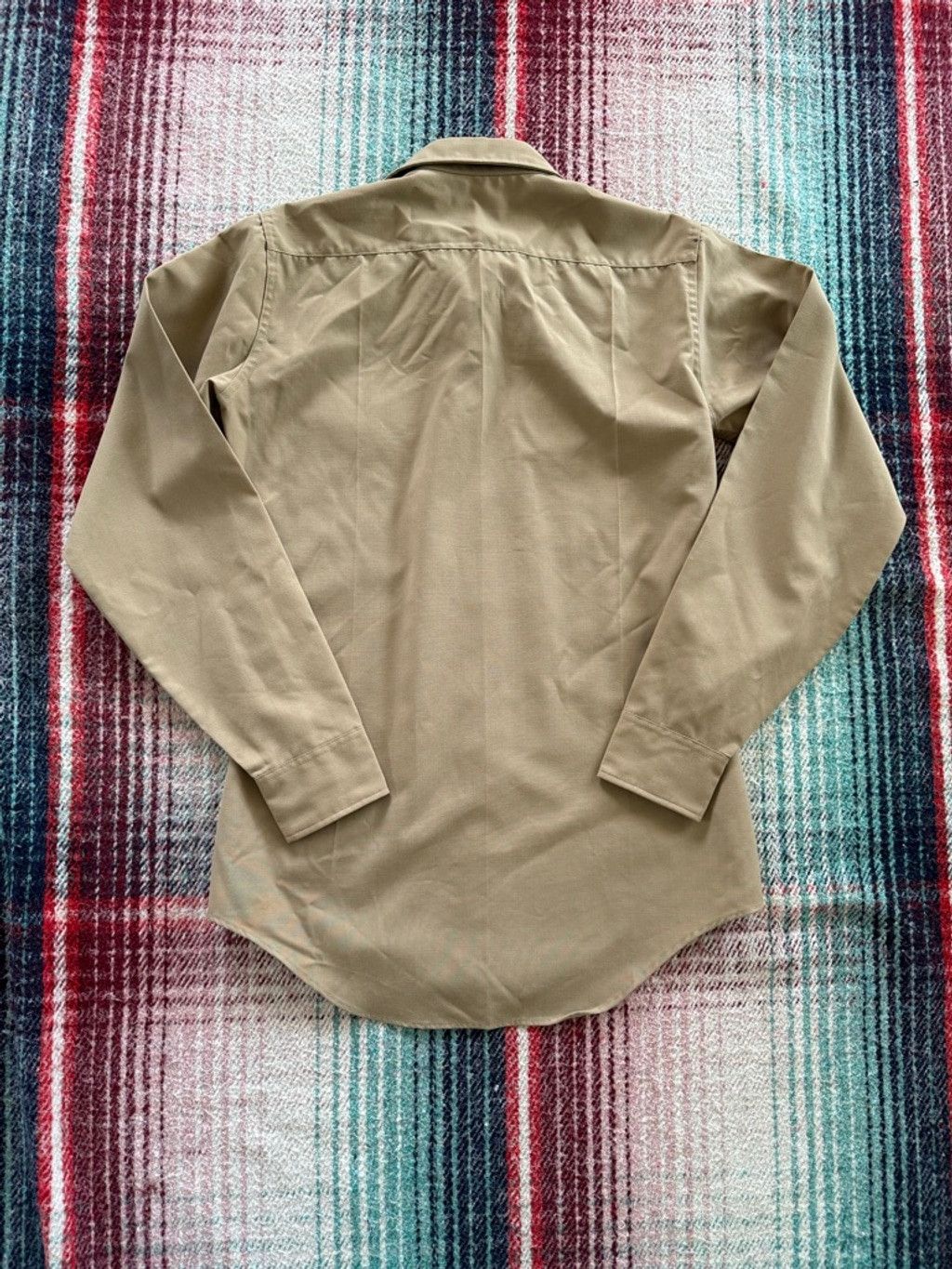 Vintage Vintage 70s USMC CPO Tan Military Shirt M Size US M / EU 48-50 / 2 - 3 Thumbnail