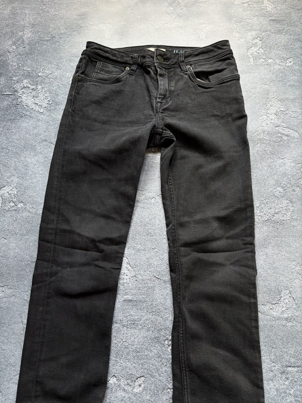 Burberry Vintage Burberry Logo Luxury Black Slim Jeans Size 27" / US 4 / IT 40 - 8 Thumbnail