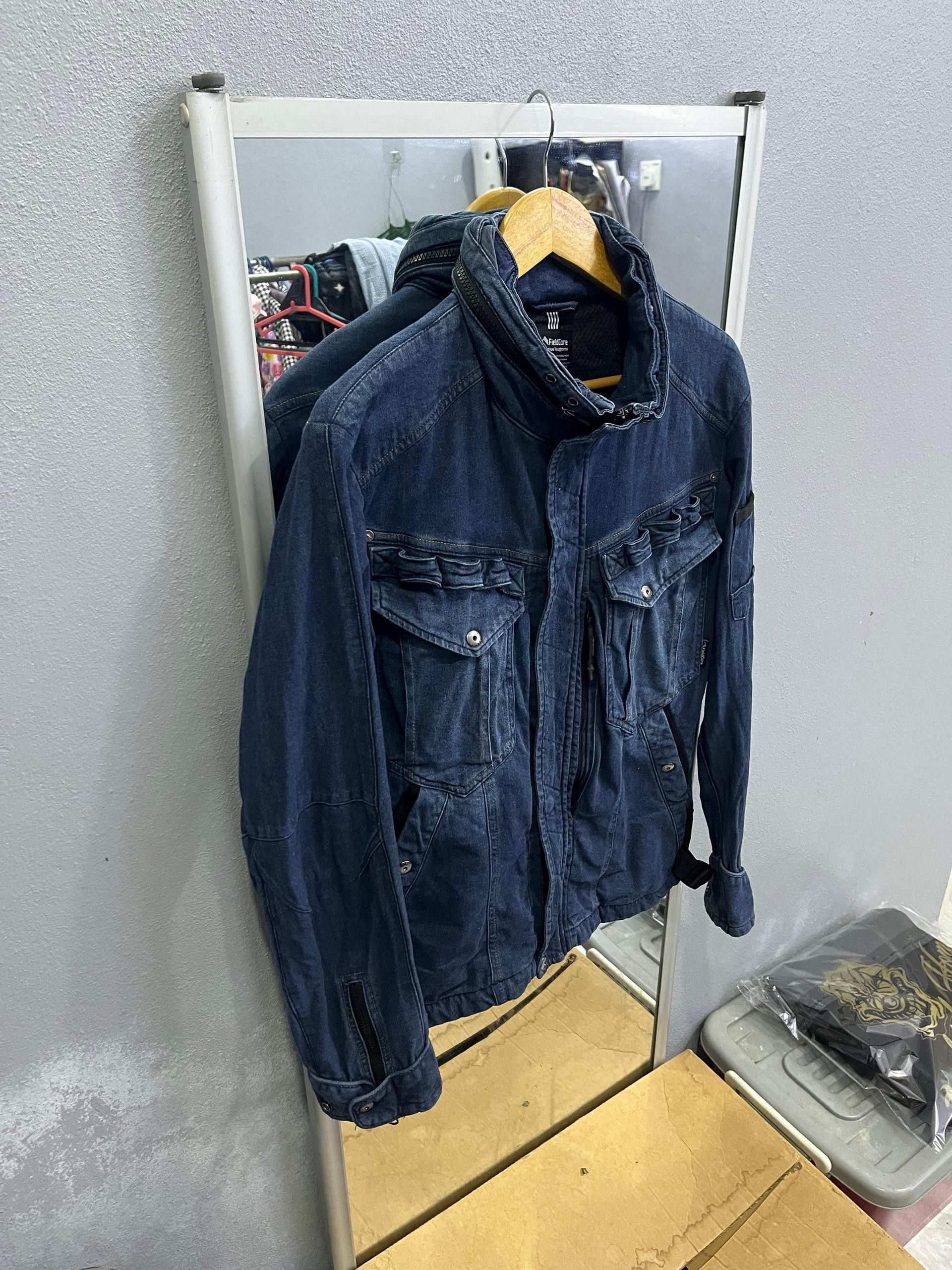 Japanese Brand FieldCore Active Toughness Denim Jacket Size US M / EU 48-50 / 2 - 3 Thumbnail