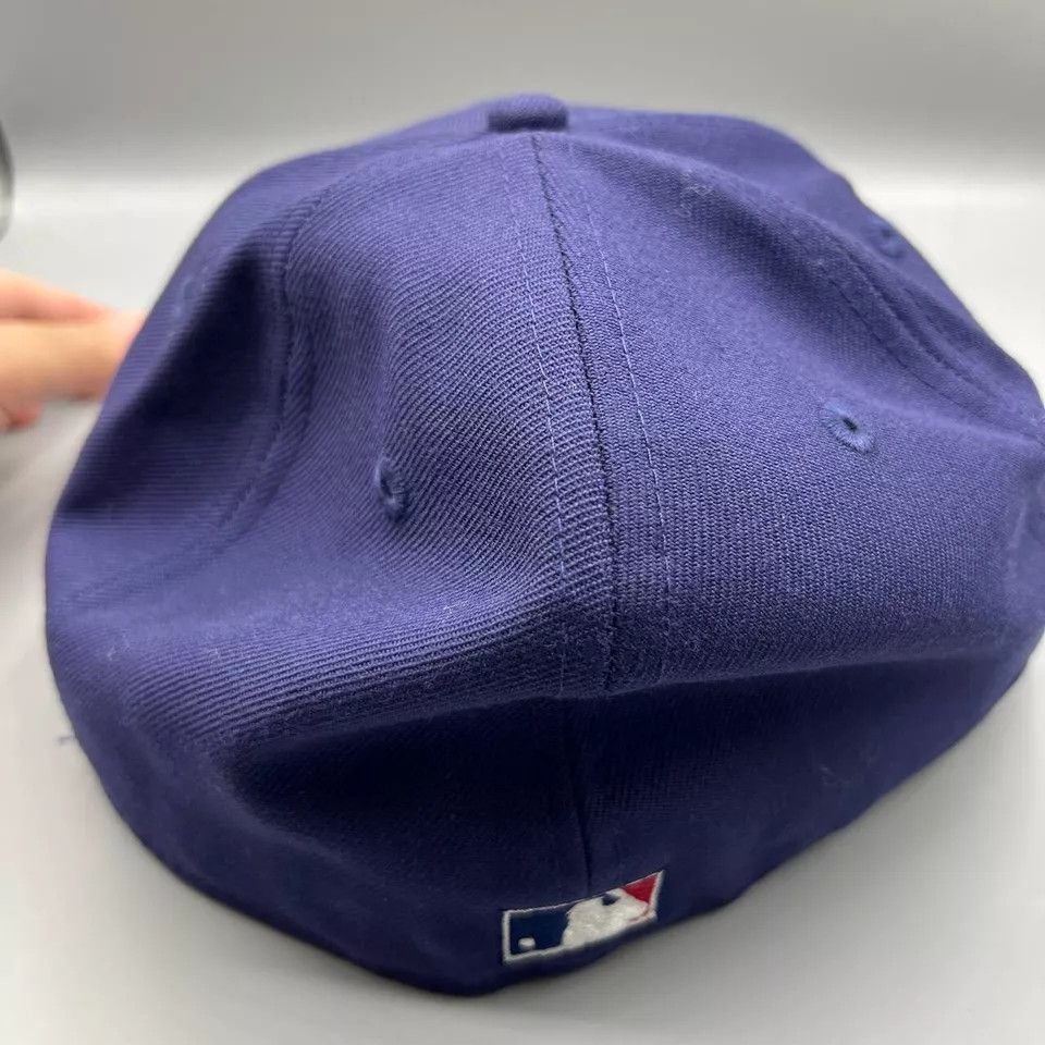 New Era Colorado Rockies Hat Men 7 5/8 Purple Red MLB Fitted Cap New Size ONE SIZE - 4 Thumbnail