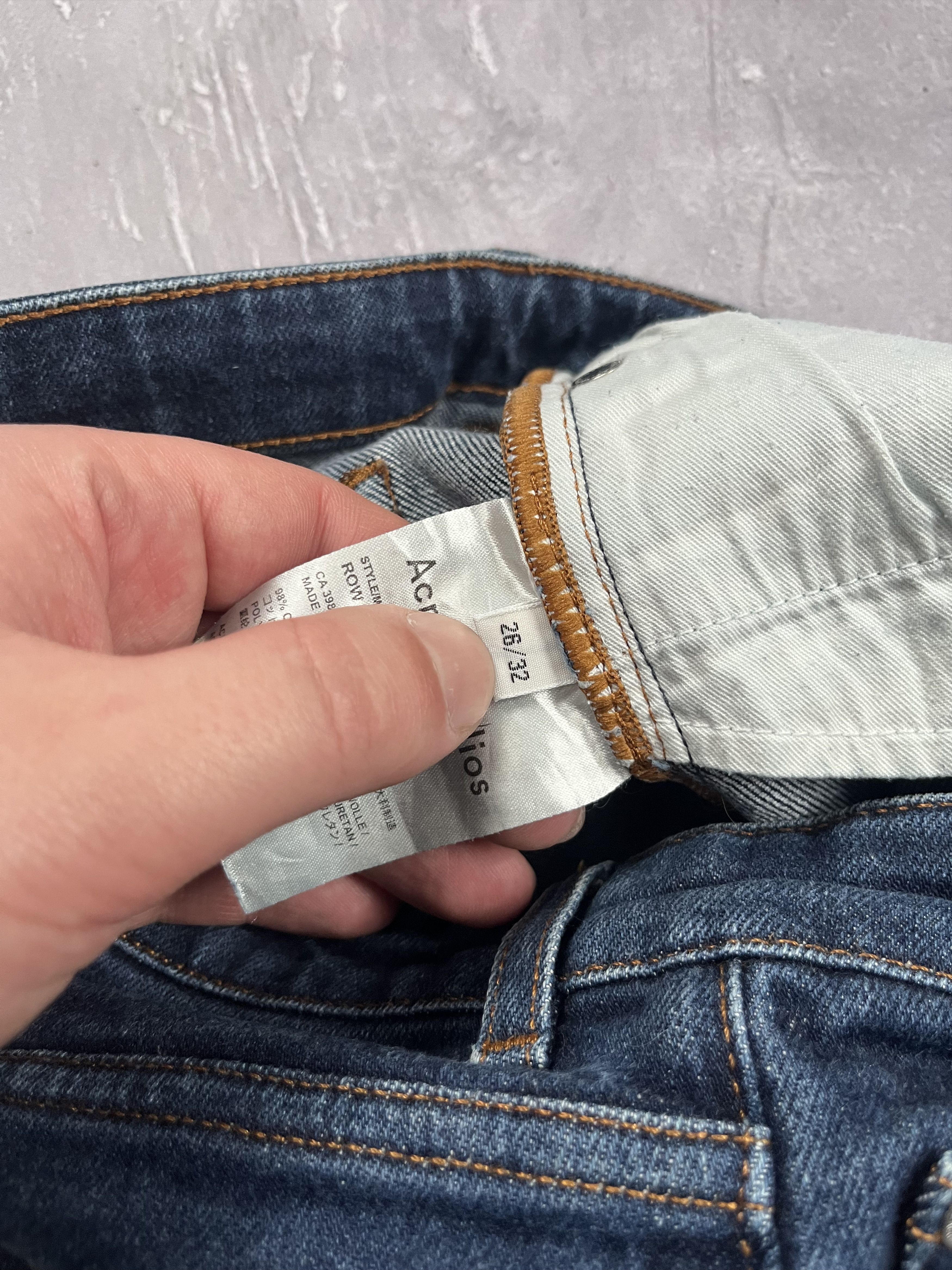 Acne Studios Acne Studios Jeans Womens ROW STR RAW Denim Size 26" / US 2 / IT 38 - 7 Thumbnail