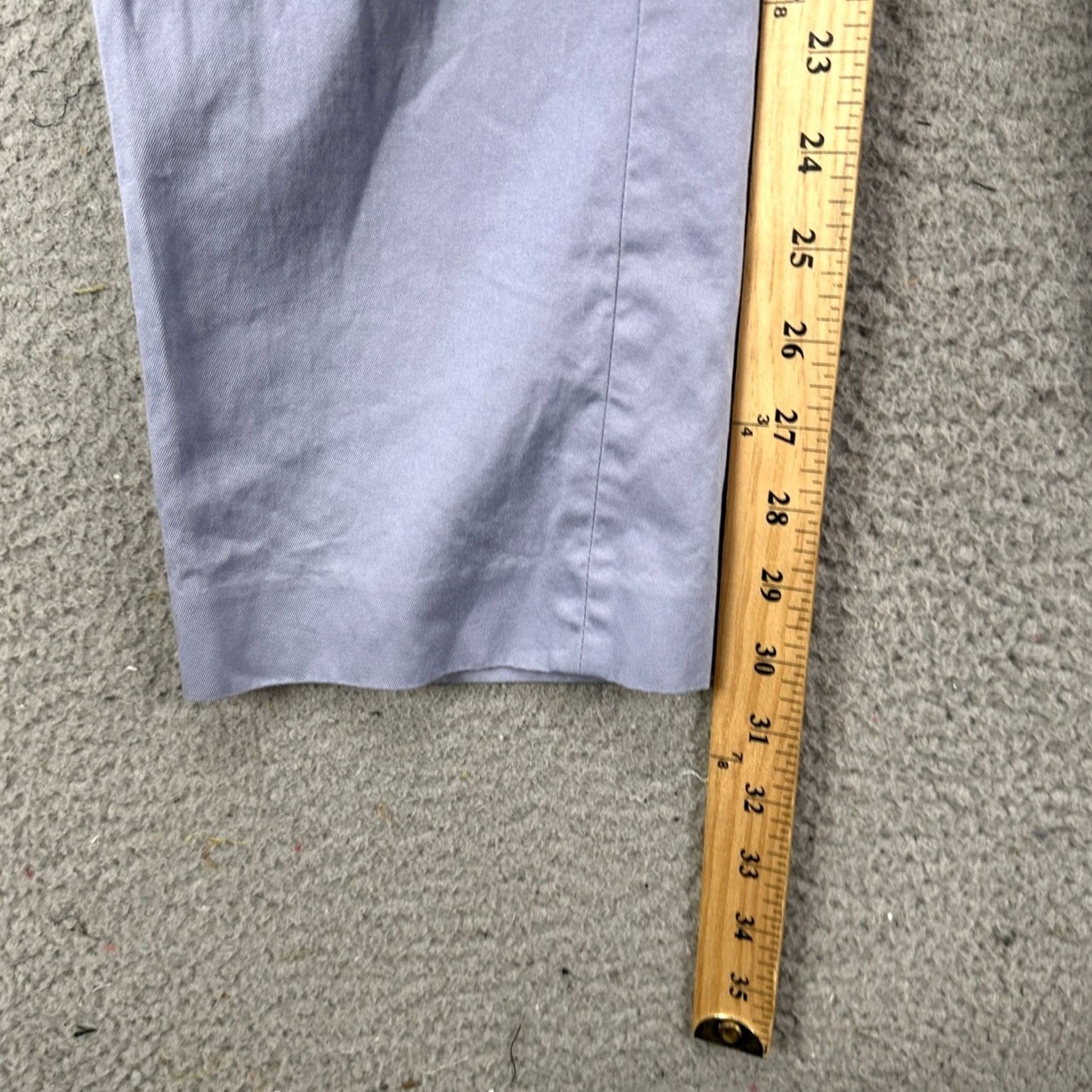 Vintage Penguin Dress Pants 30X30 Light Blue Straight Leg Flat Front Pockets Cotton Men Size US 30 / EU 46 - 6 Thumbnail