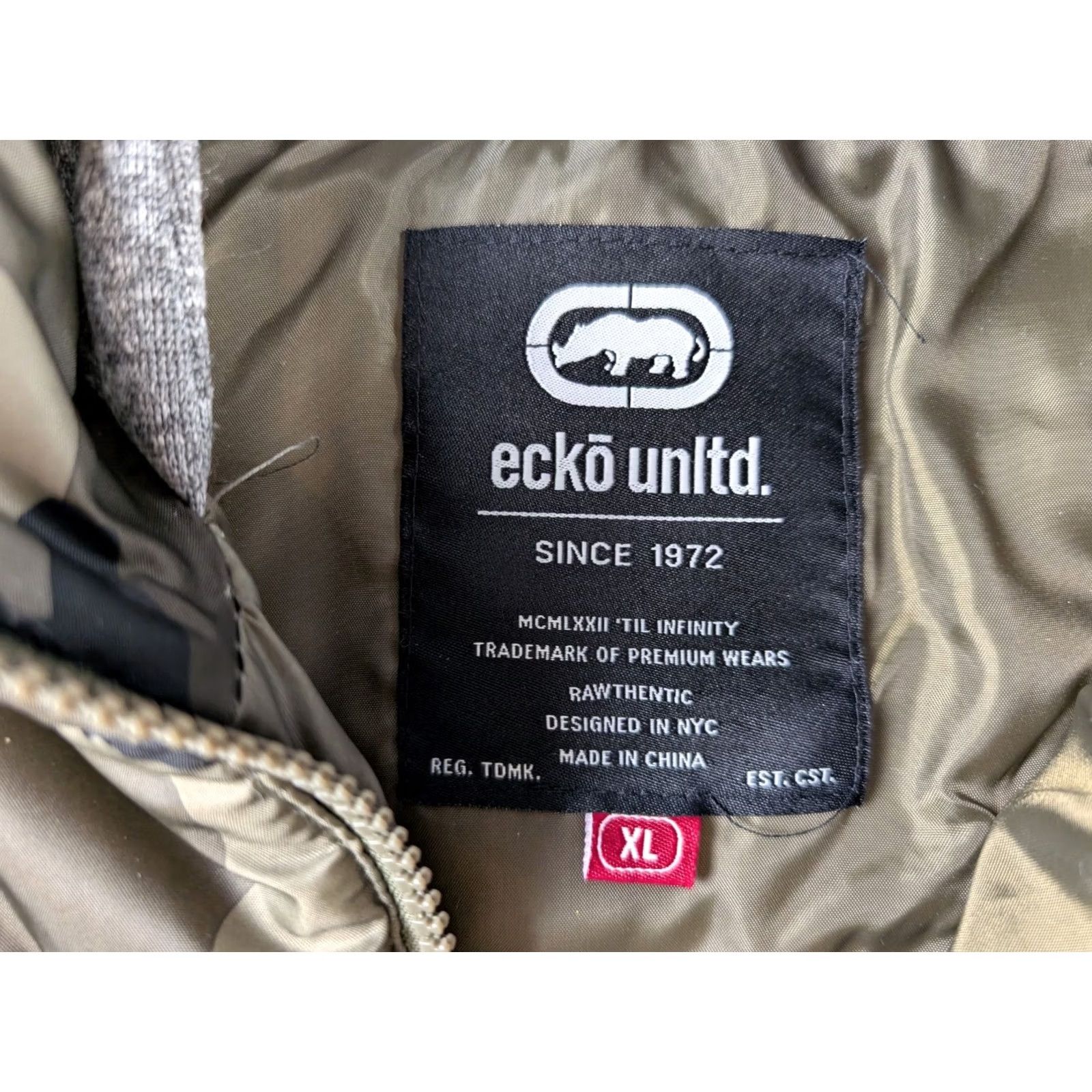 Ecko Unltd. ECKO UNTLTD Camouflage Puffer Vest Hoodie? Size US XL / EU 56 / 4 - 2 Thumbnail