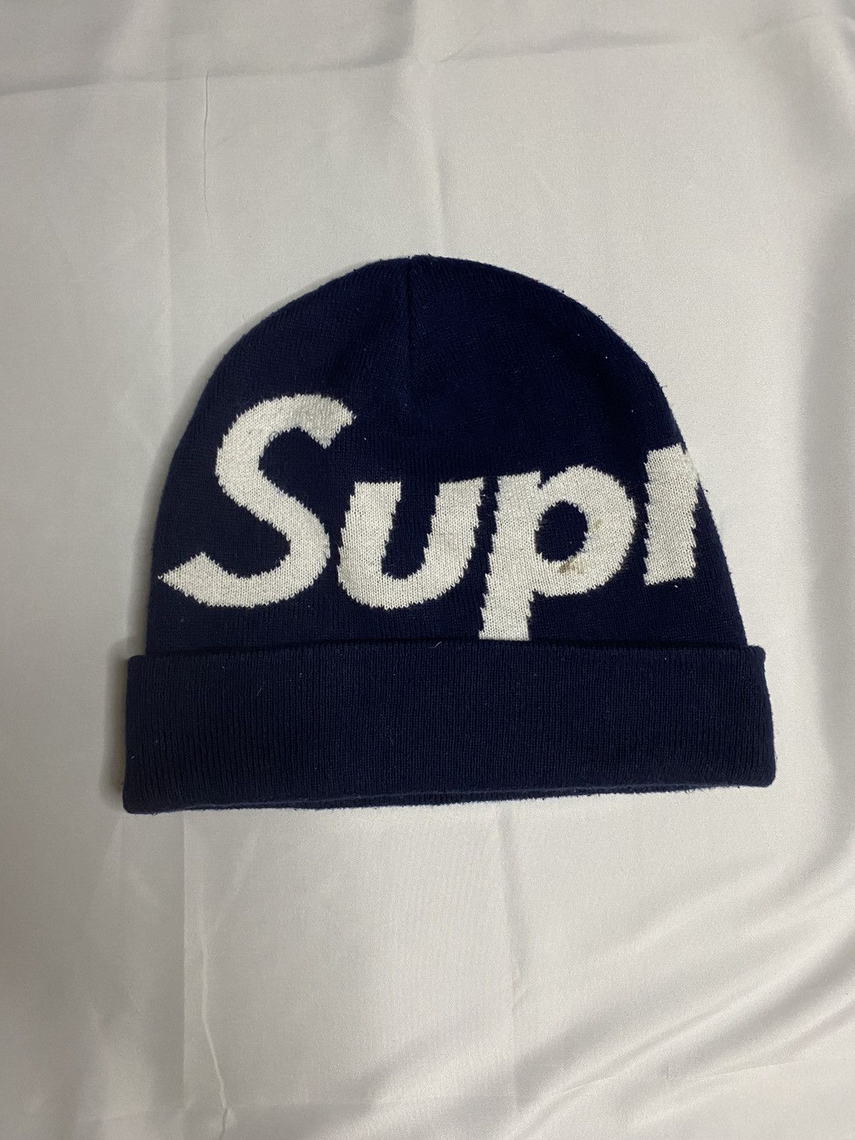 Supreme Big Logo Beanie | Grailed