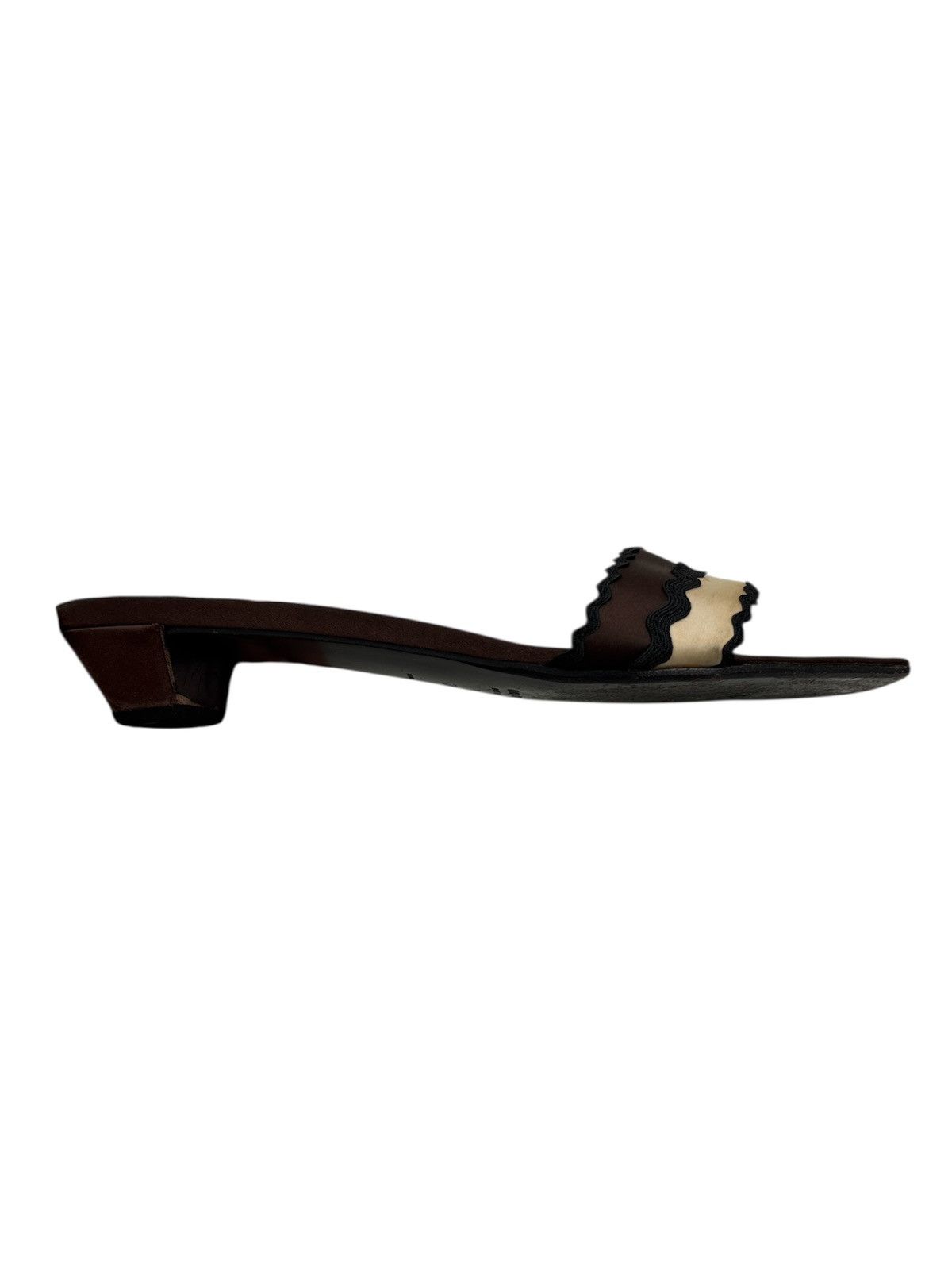 Miu Miu 1990s Satin Squiggle Slides Size US 8.5 / IT 38.5 - 2 Thumbnail